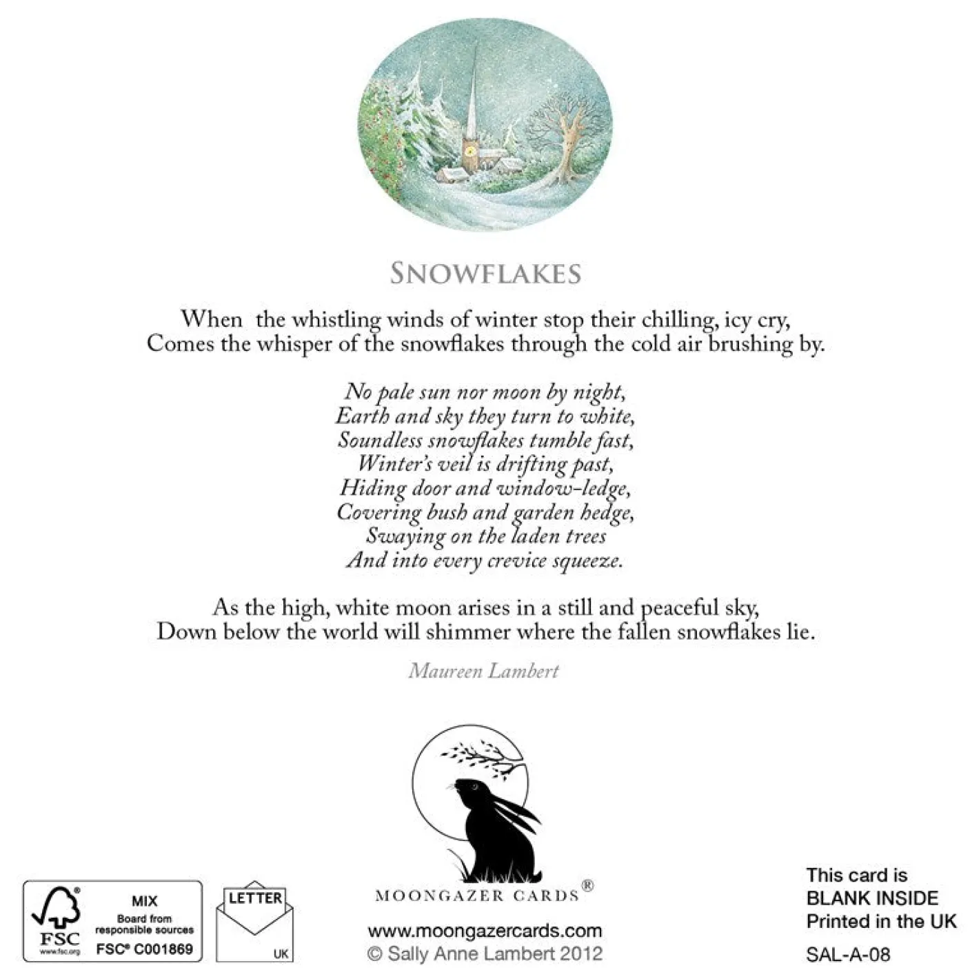 Snowflakes Greeting Card