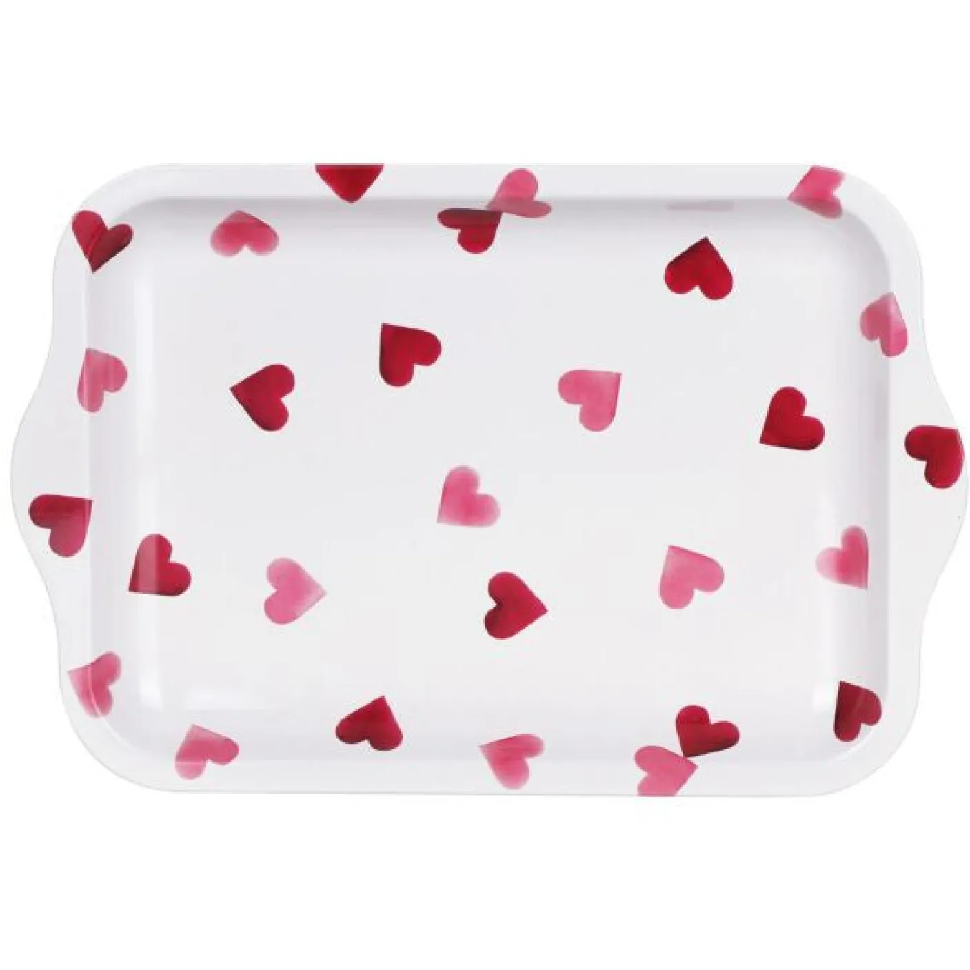 Pink Hearts Small Tin Tray