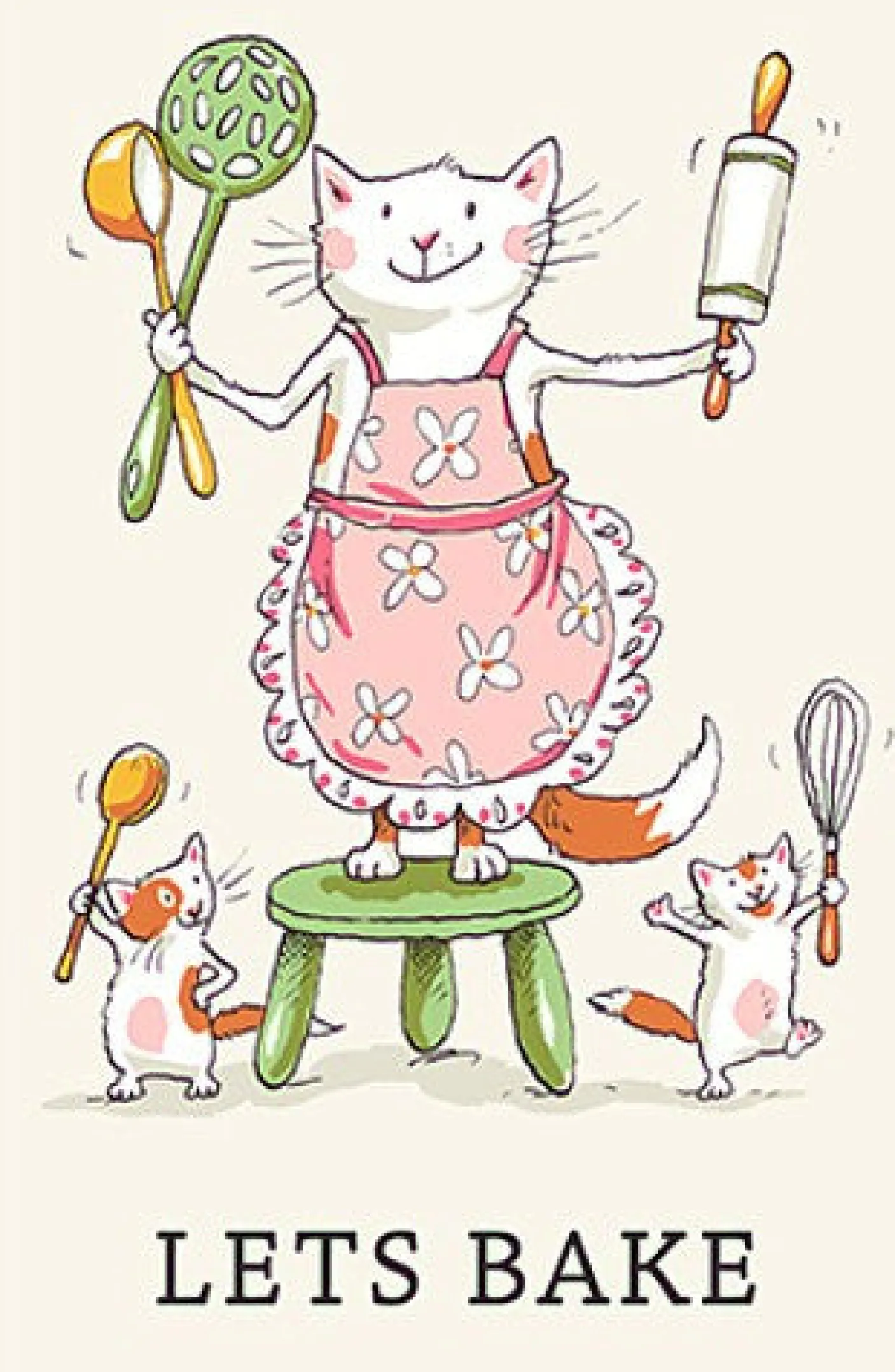 Let's Bake Tea Towel