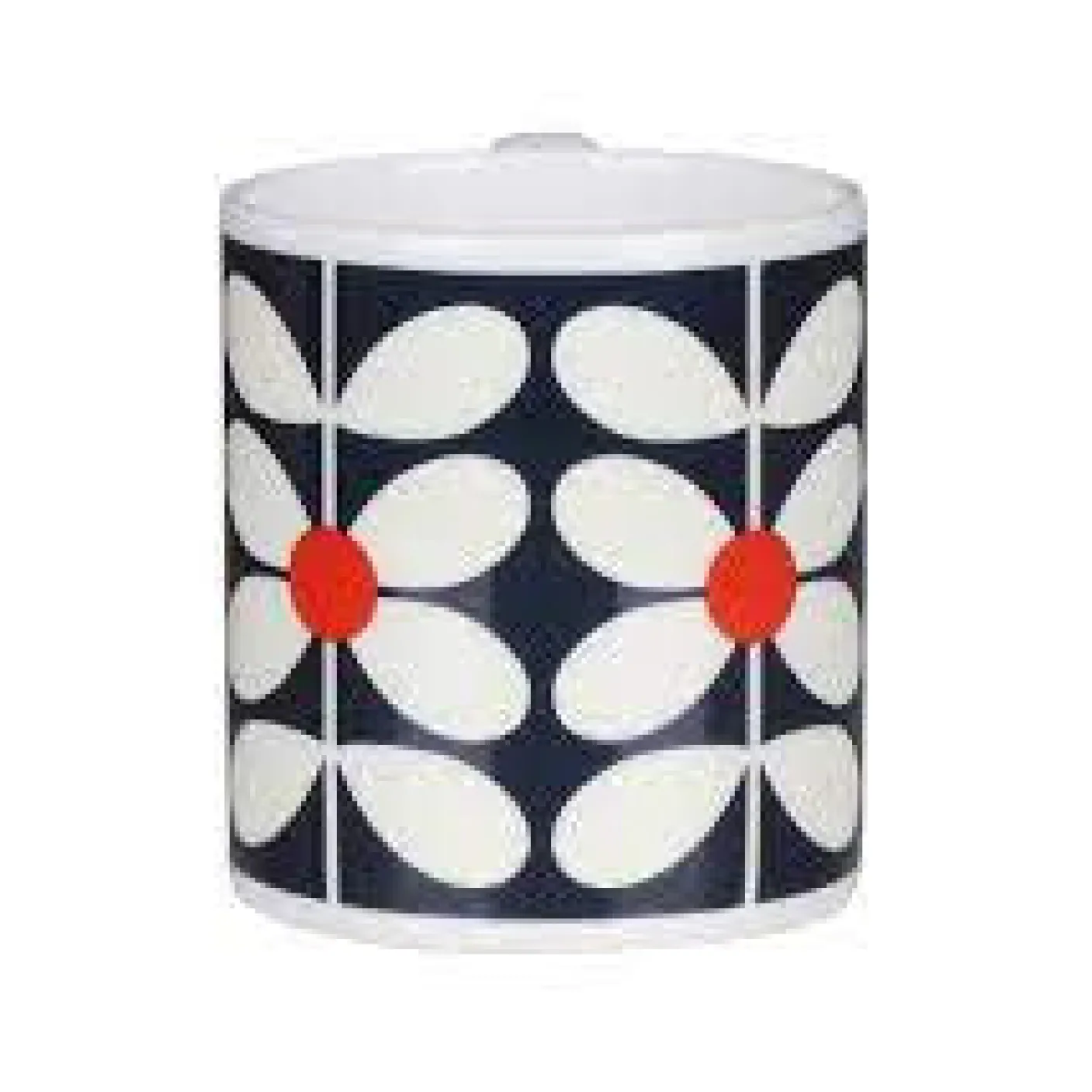 Orla Kiely 60's Stem Navy Bone China Mug