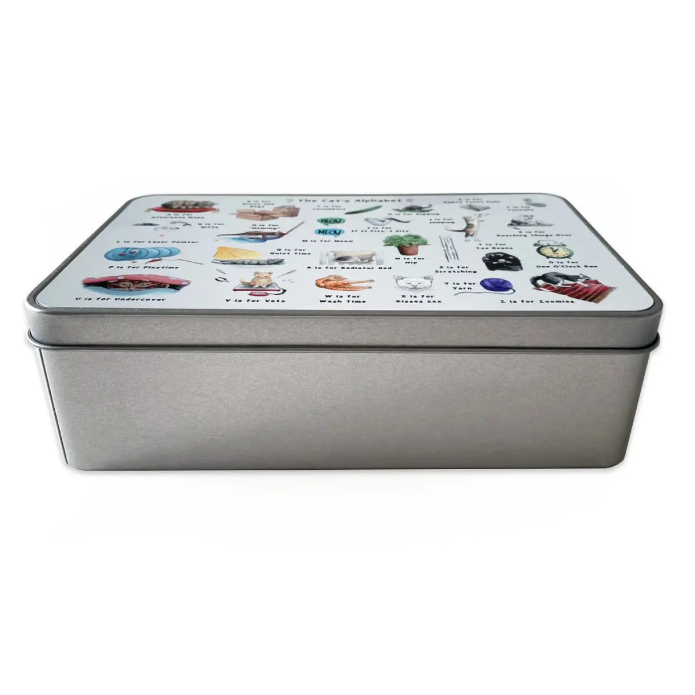 The Cat's Alphabet Storage Tin