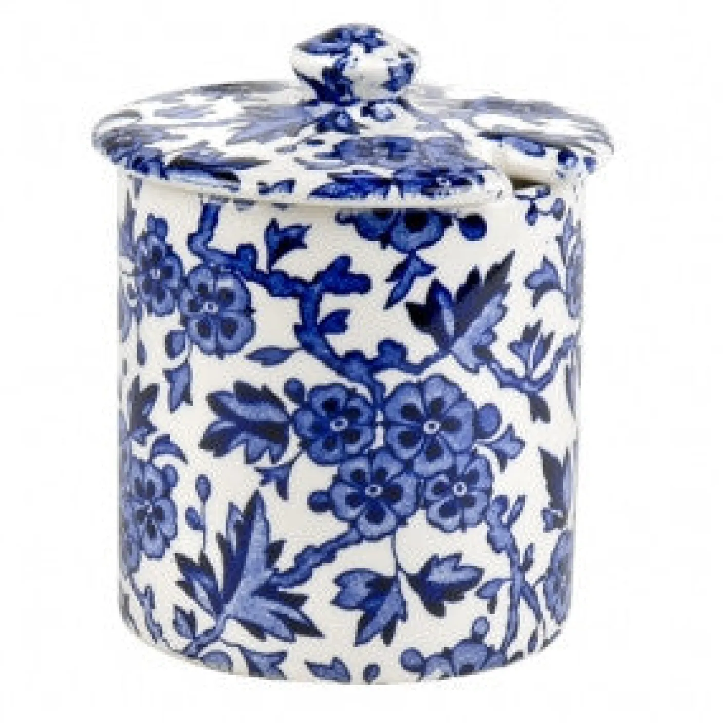 Blue Arden Covered Jam/Sugar Pot