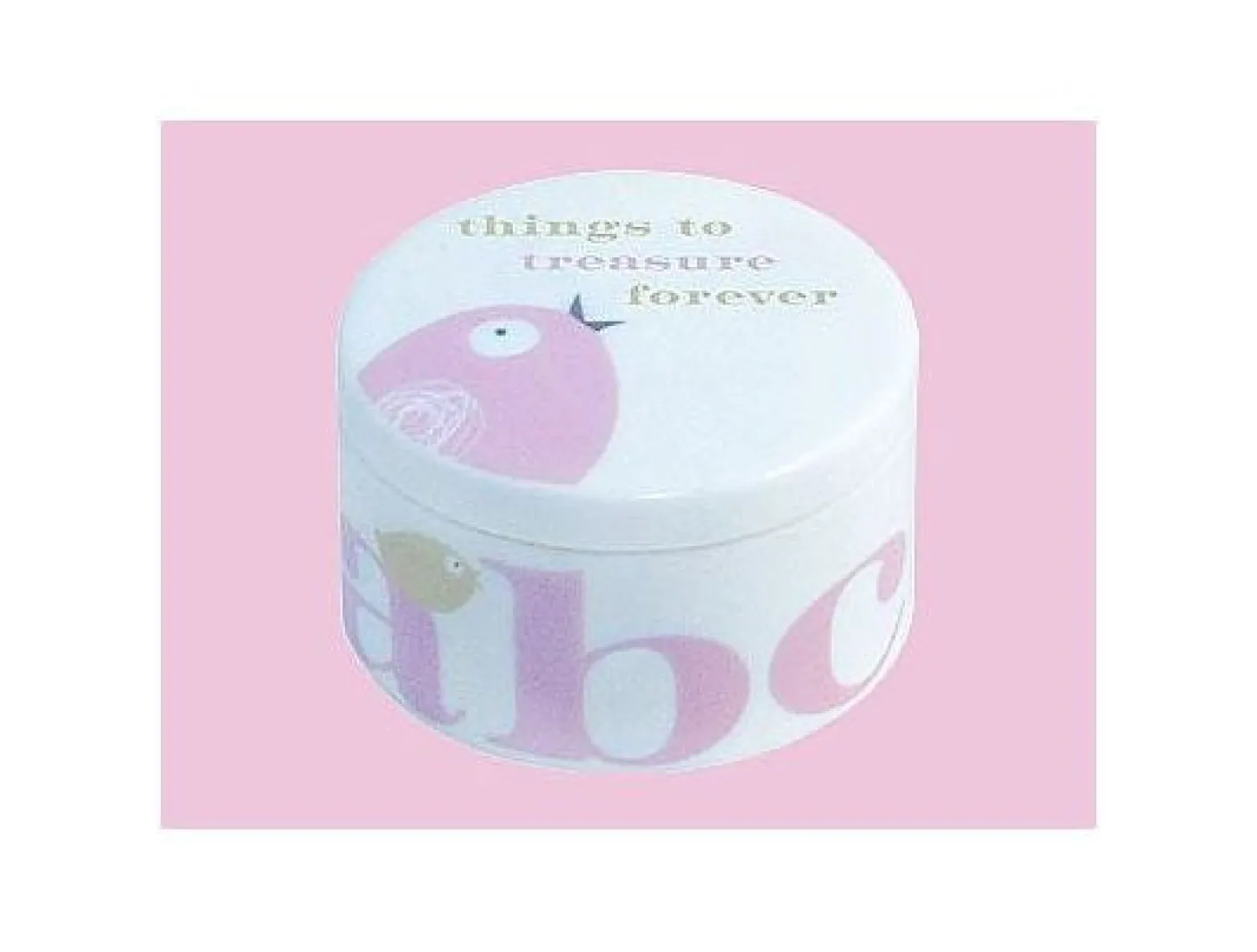 Tweet Keepsake Box in Pink