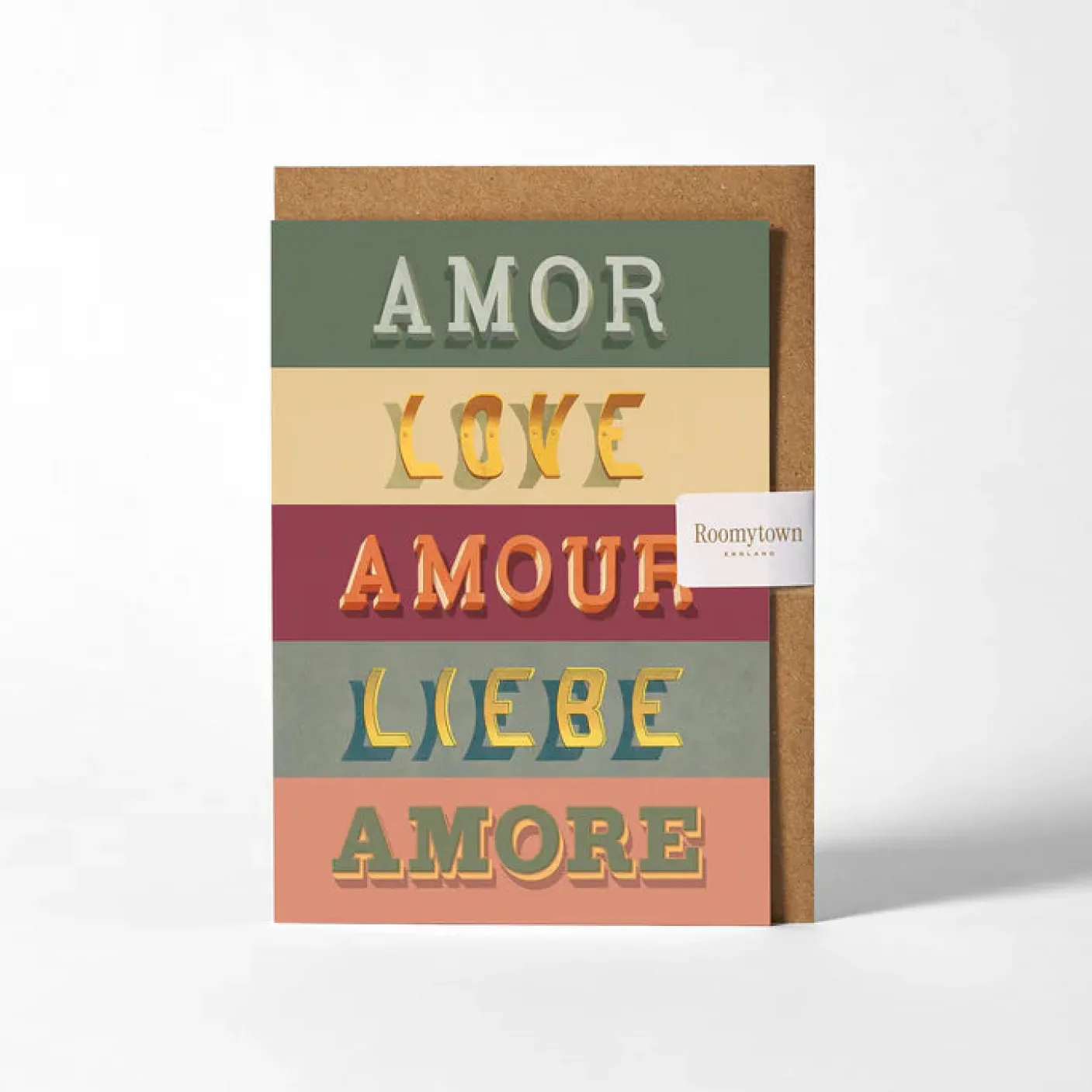 Amour Love Greetings Card