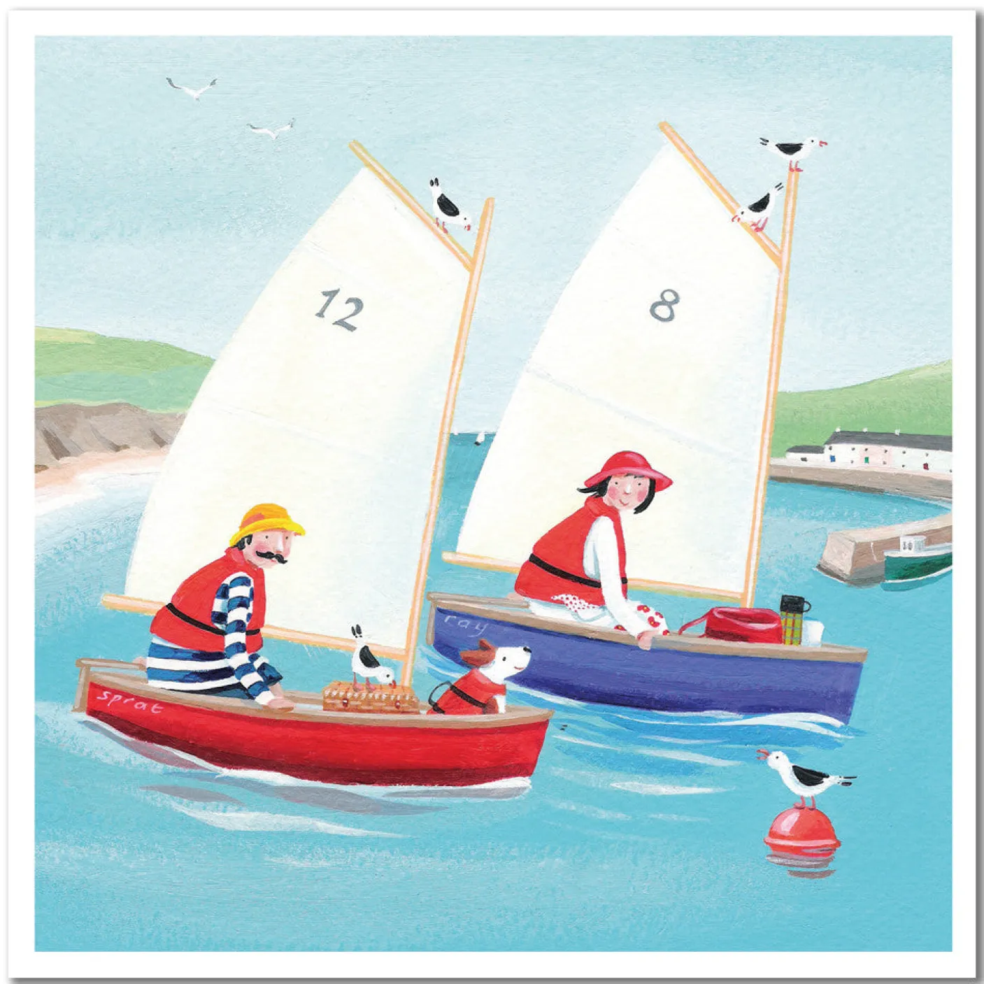 A Days Sailing Greetings Card