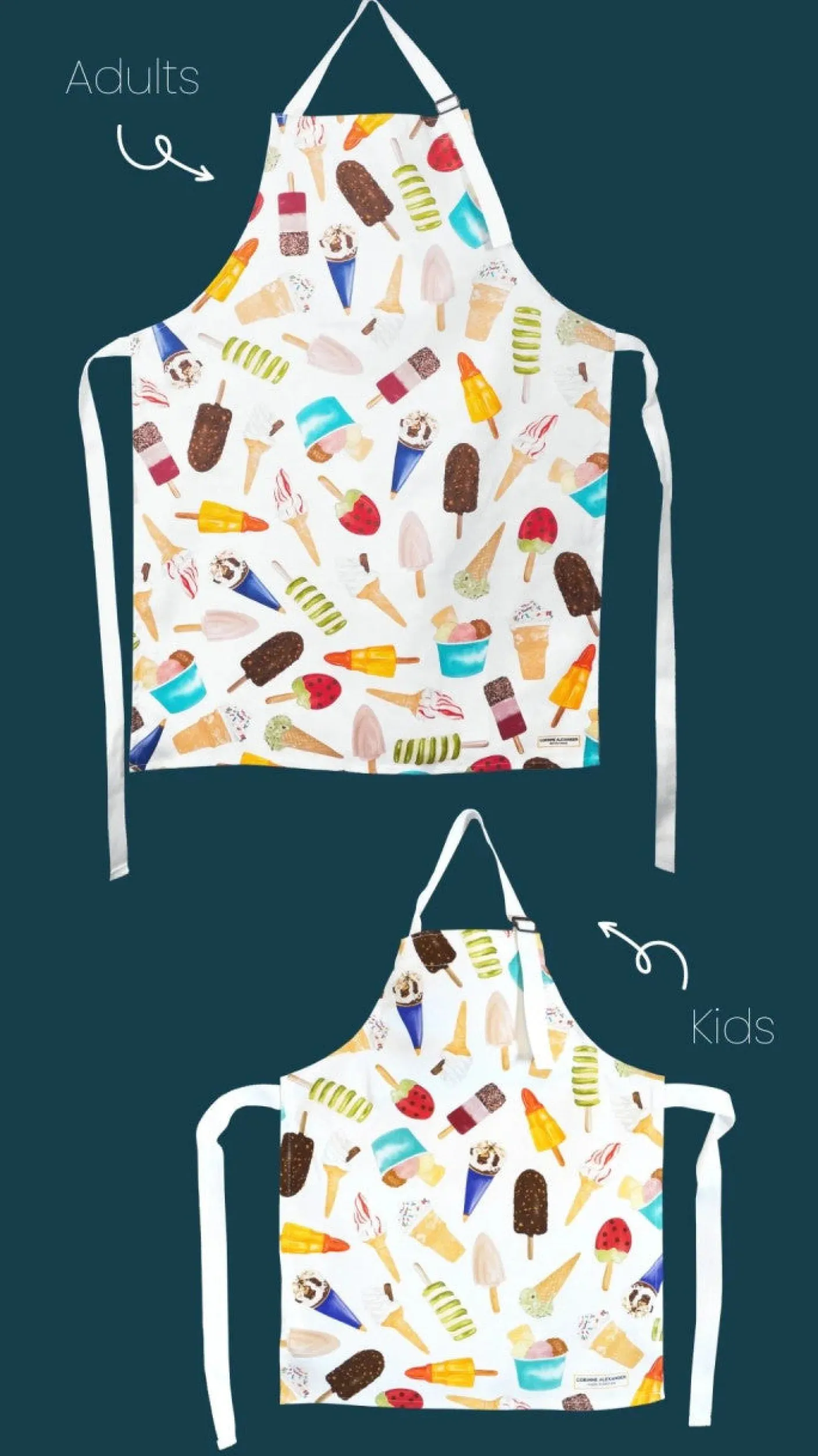 Ice Cream Apron by Corinne Alexander