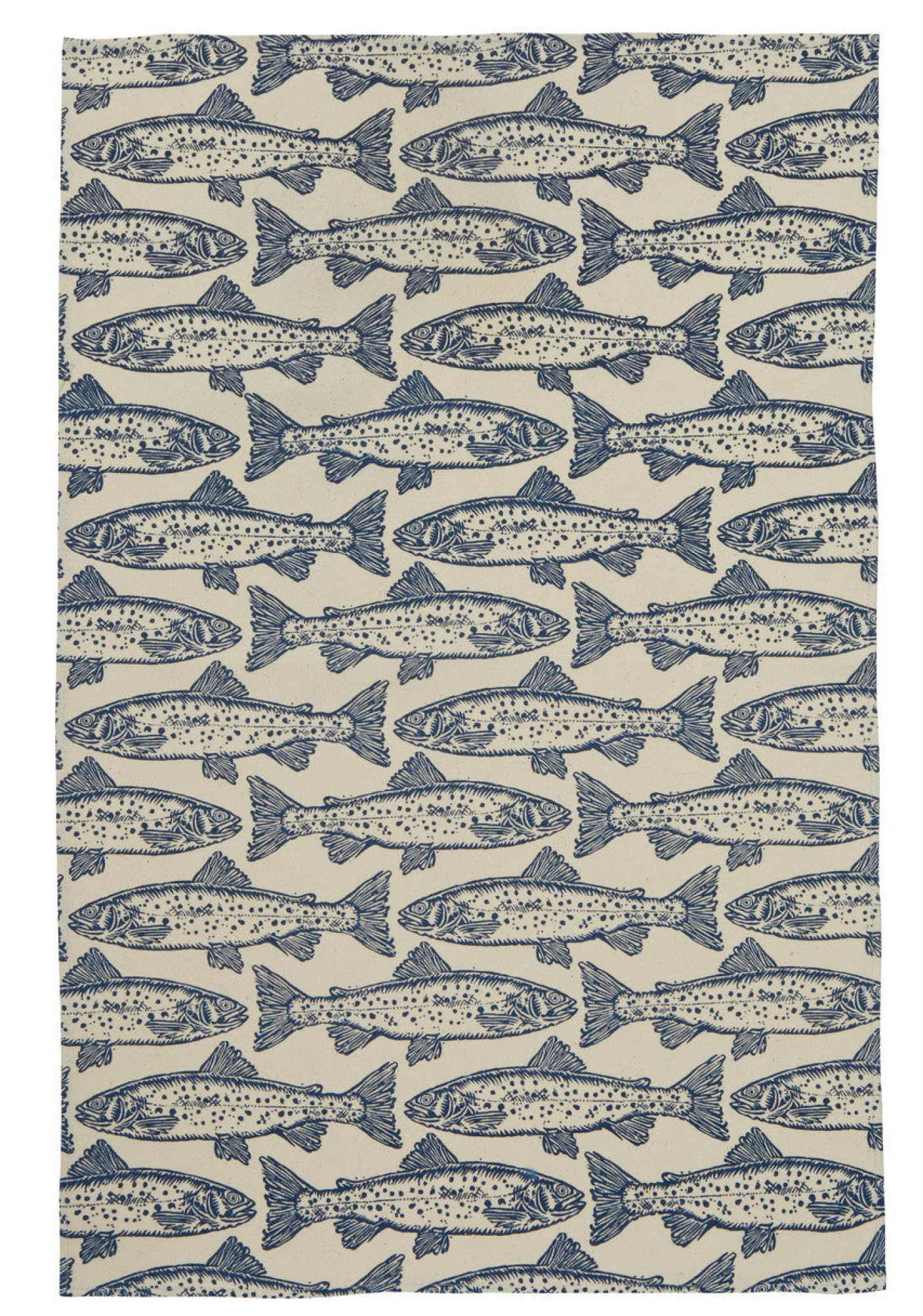Salmon Cotton Tea Towel