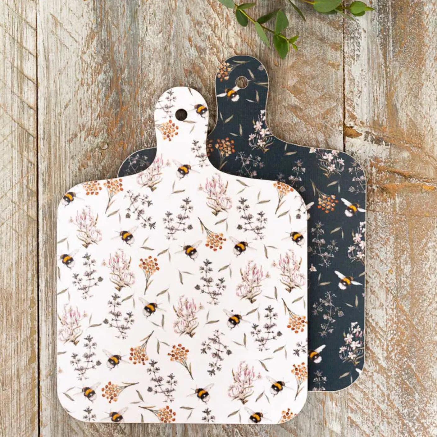 Bees & Honeysuckle Mini Chopping Board