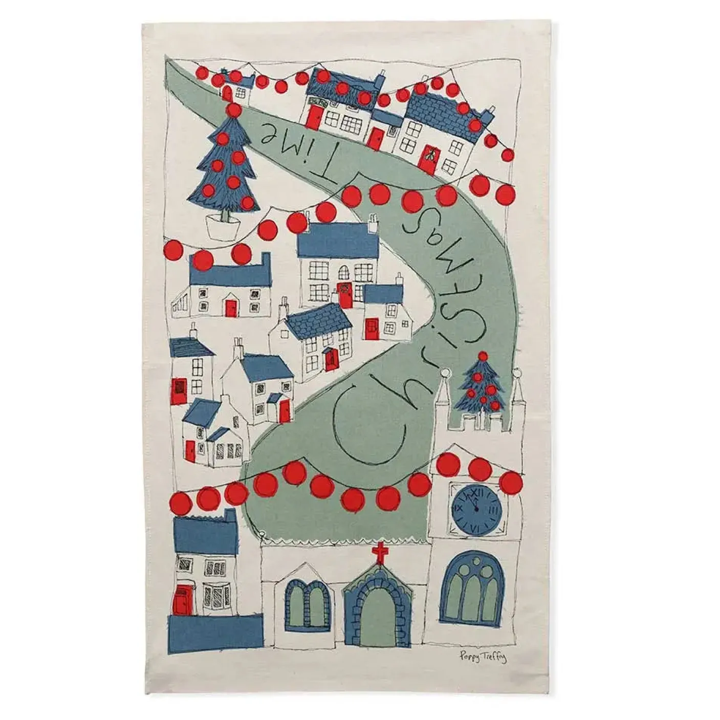 Christmas Time Tea Towel