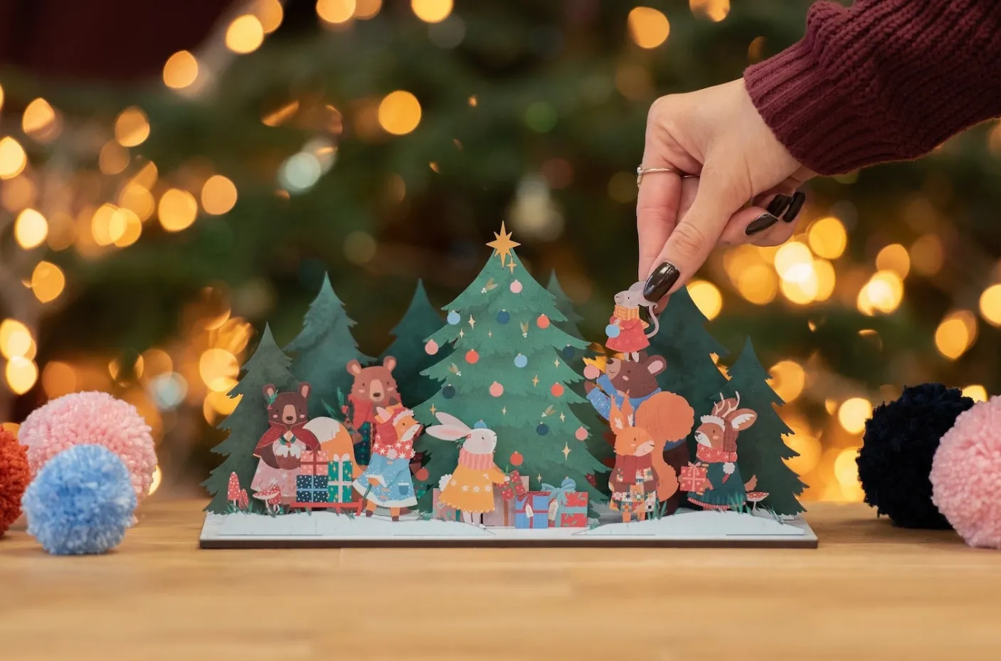 Winter Woodland Pop Out and Build Advent Calendar