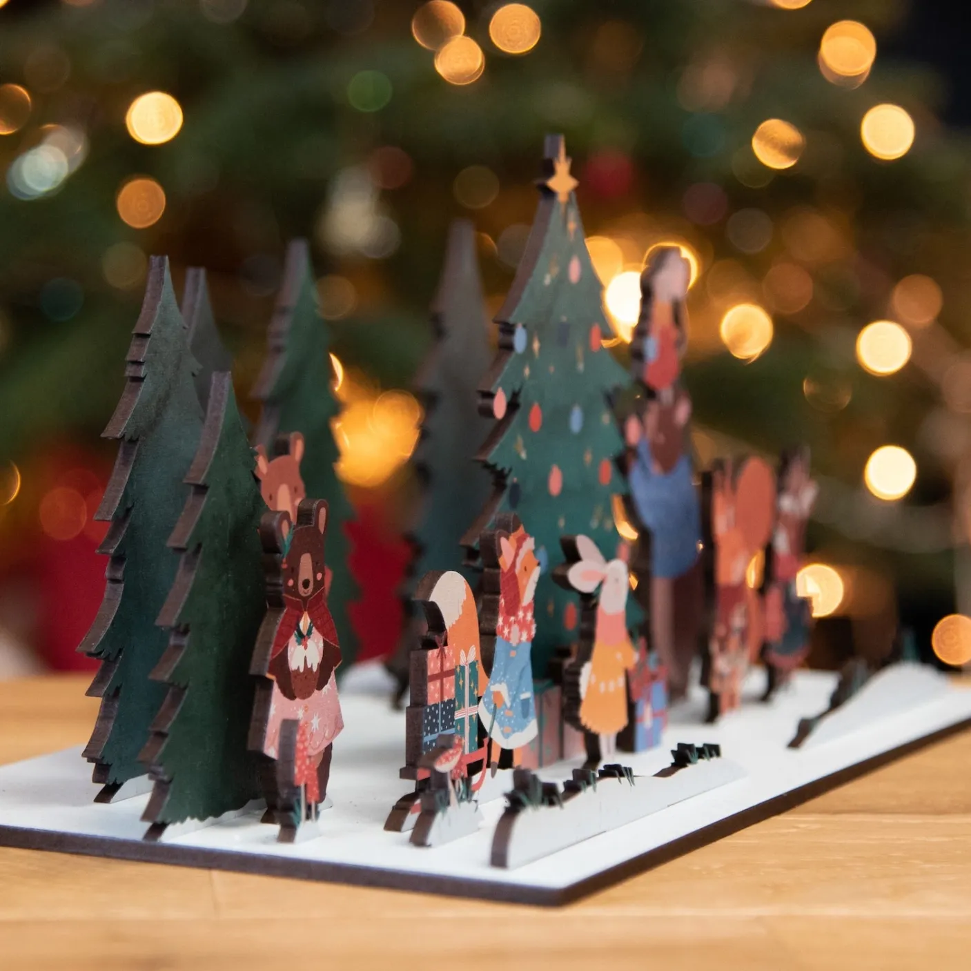 Winter Woodland Pop Out and Build Advent Calendar
