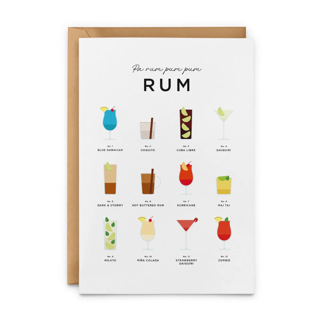 Pa Rum Pum Pum Rum Christmas Card