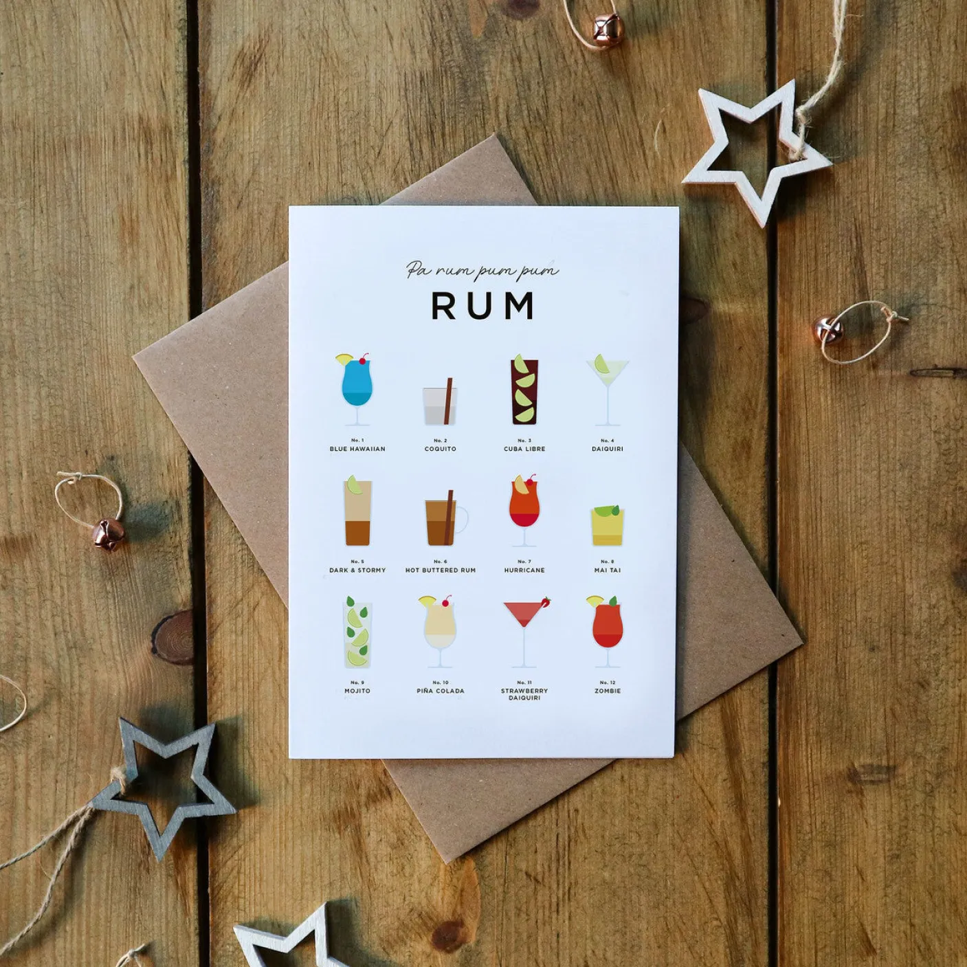 Pa Rum Pum Pum Rum Christmas Card