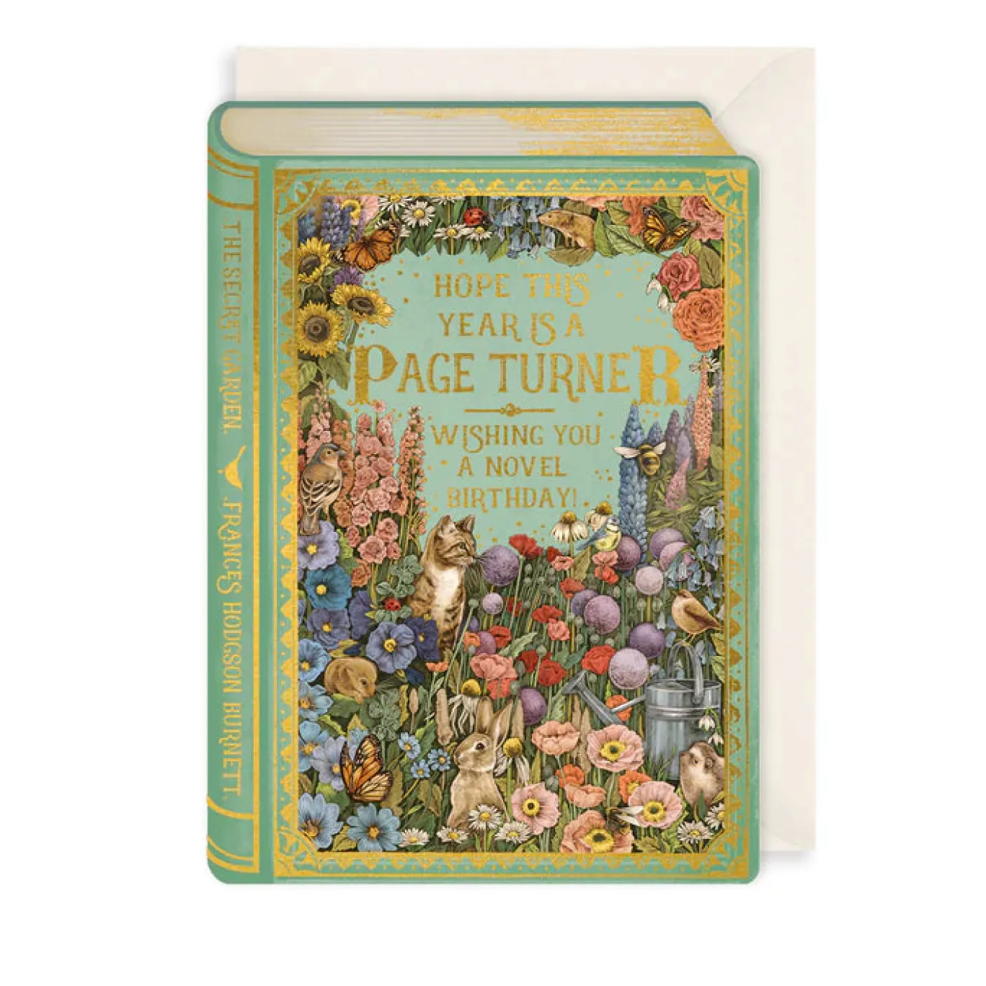 Storybook Page Turner Greeting Card