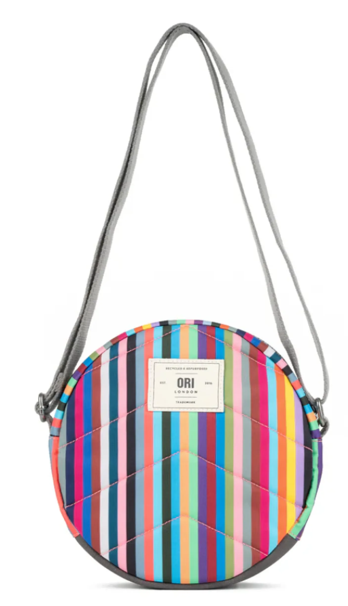 Paddington B Multi Stripe Recycled Canvas Crossbody Bag