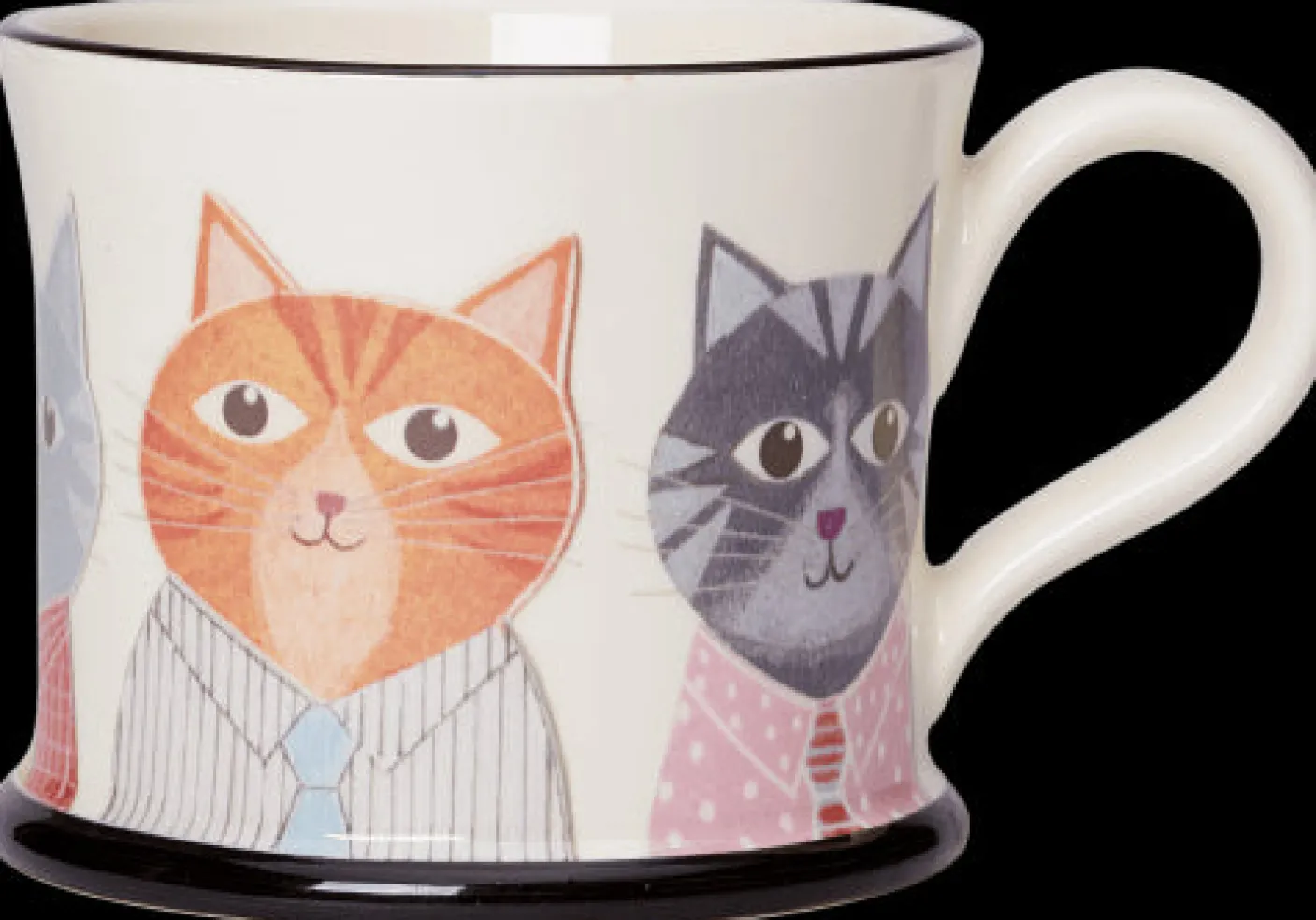 Kitten Club Mug by Moorland Pottery