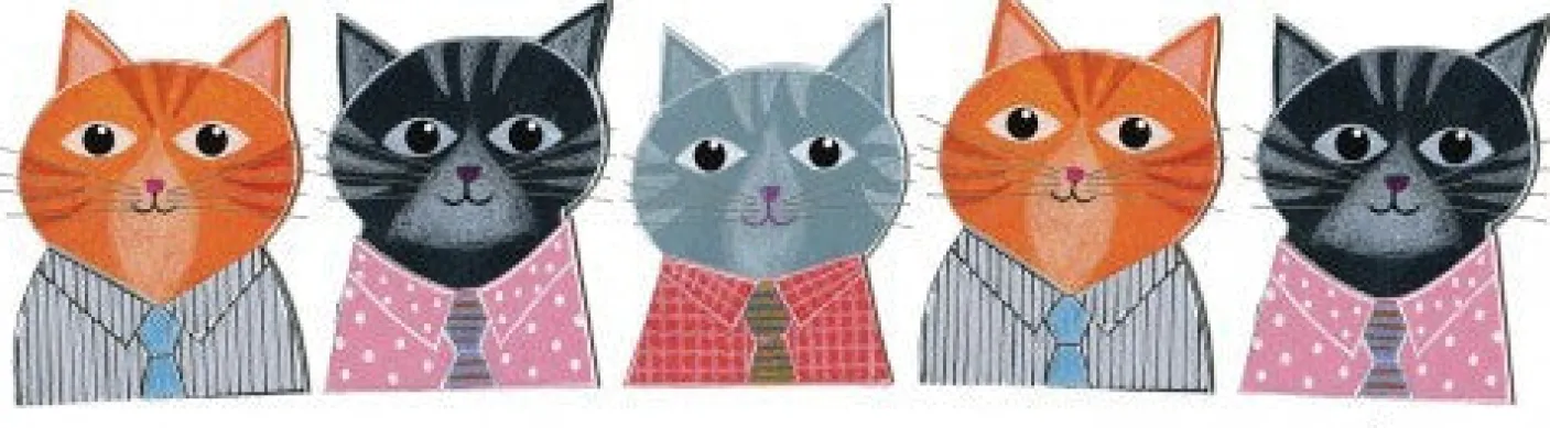 Kitten Club Mug by Moorland Pottery