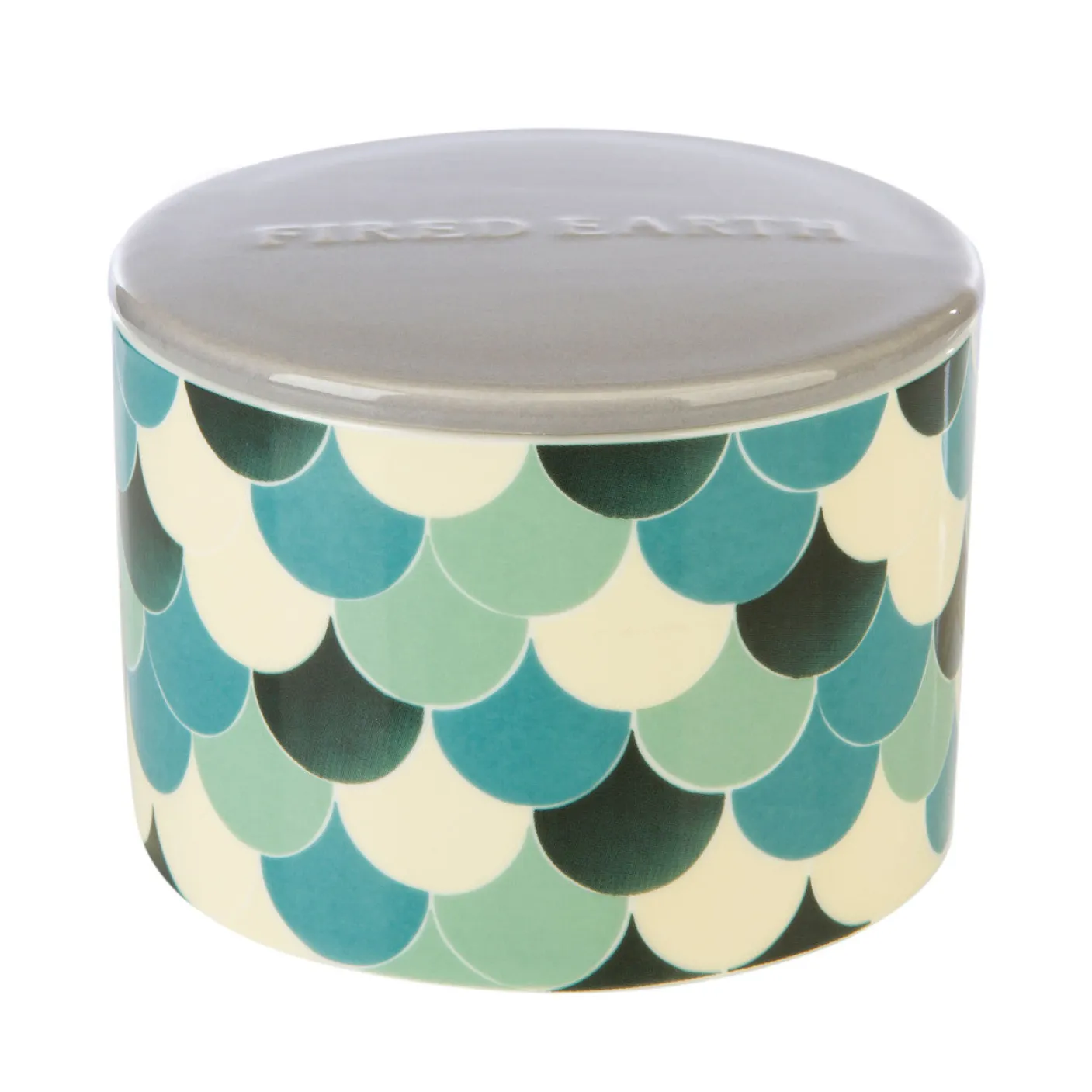 Fired Earth Ceramic Multi Wick Green Tea & Bergamot Tea Candle