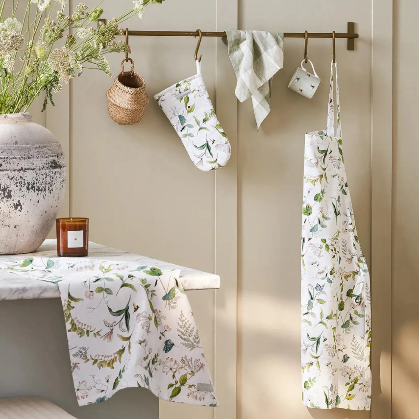 Wild Floral Tea Towel