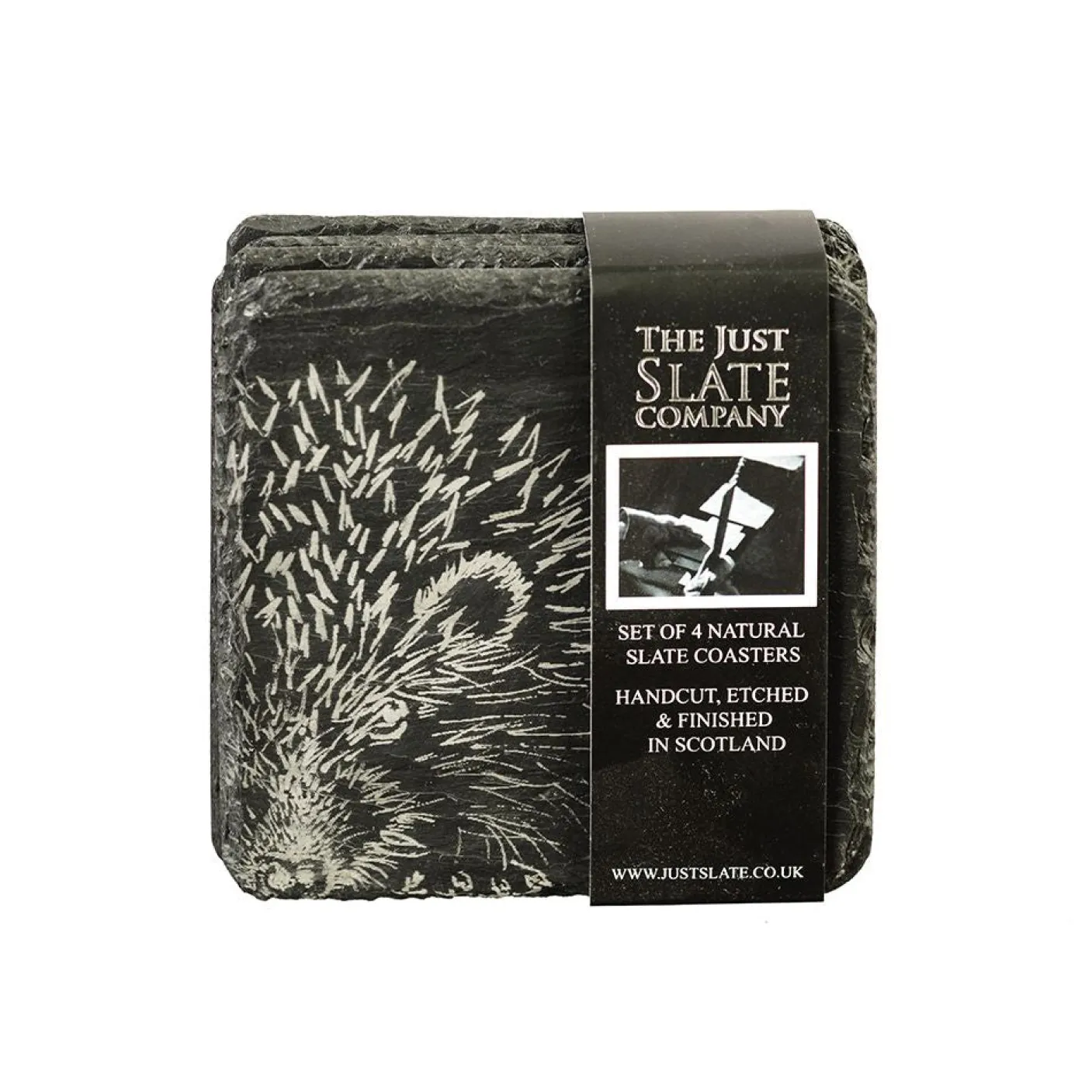 Woodland Slate Coasters- Set of 4