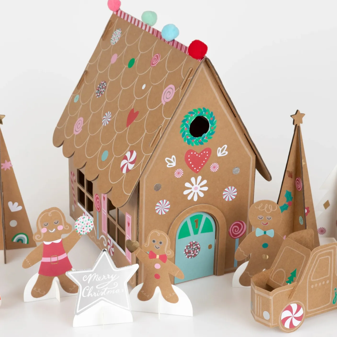 Gingerbread Sticker Advent Calendar