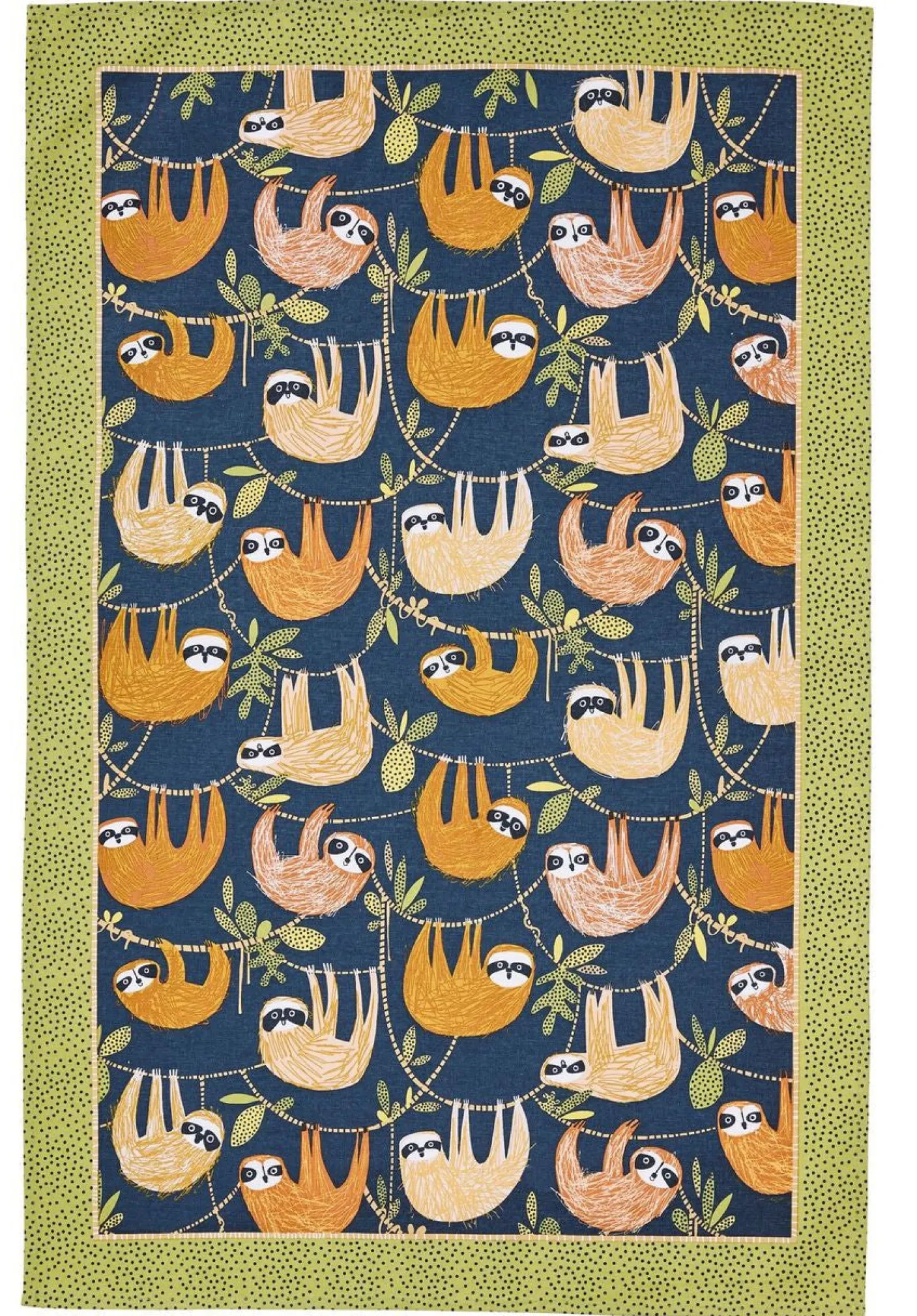 Hanging Around Cotton Tea Towel