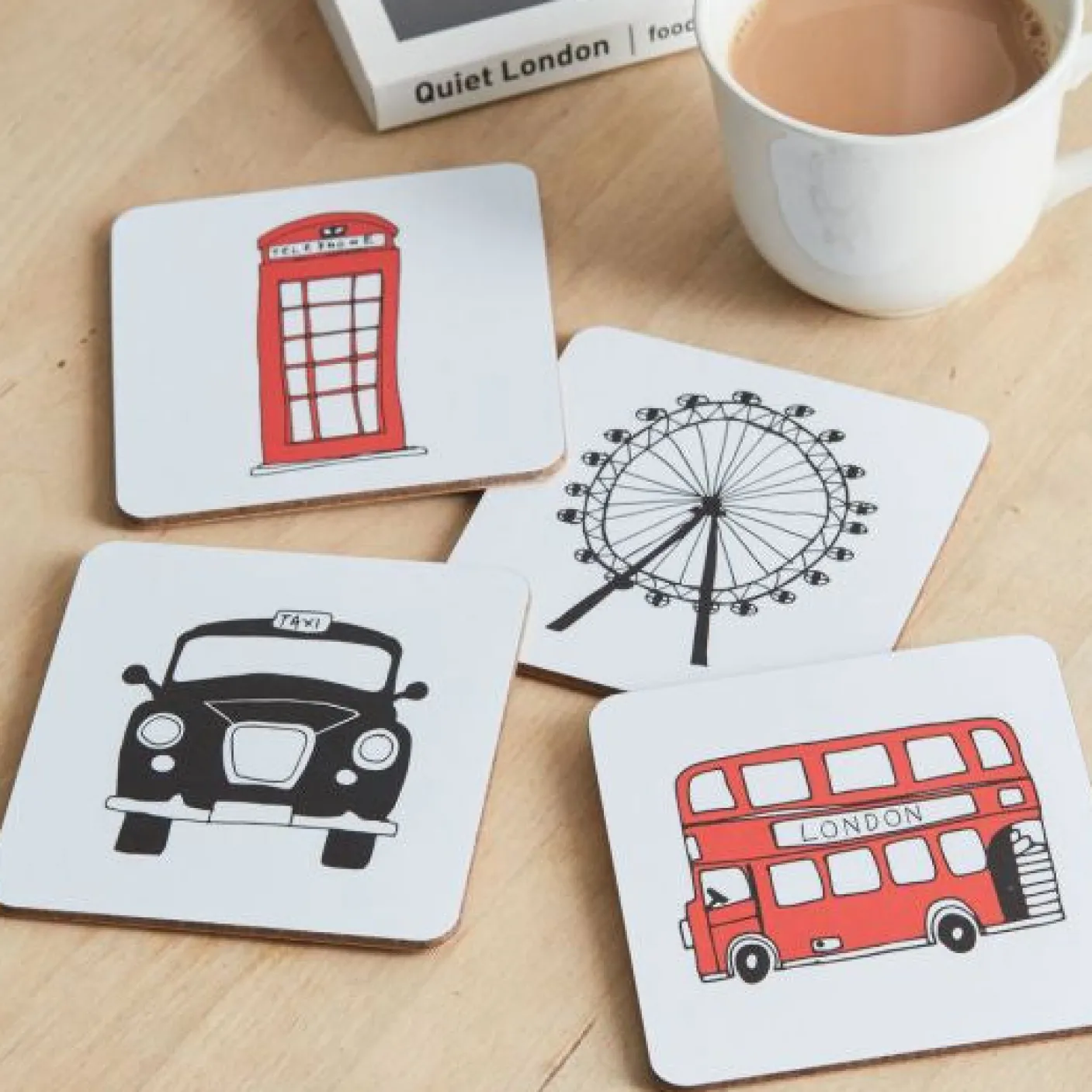 London Skyline Set of 4 Coasters