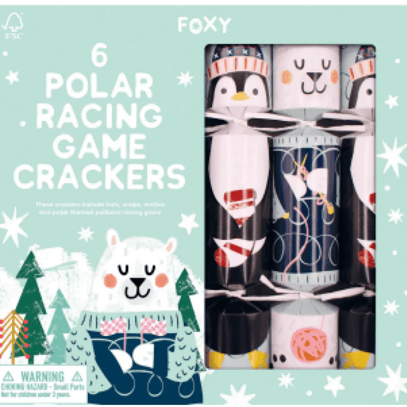 Polar Racing Chistmas Crackers Box of 6