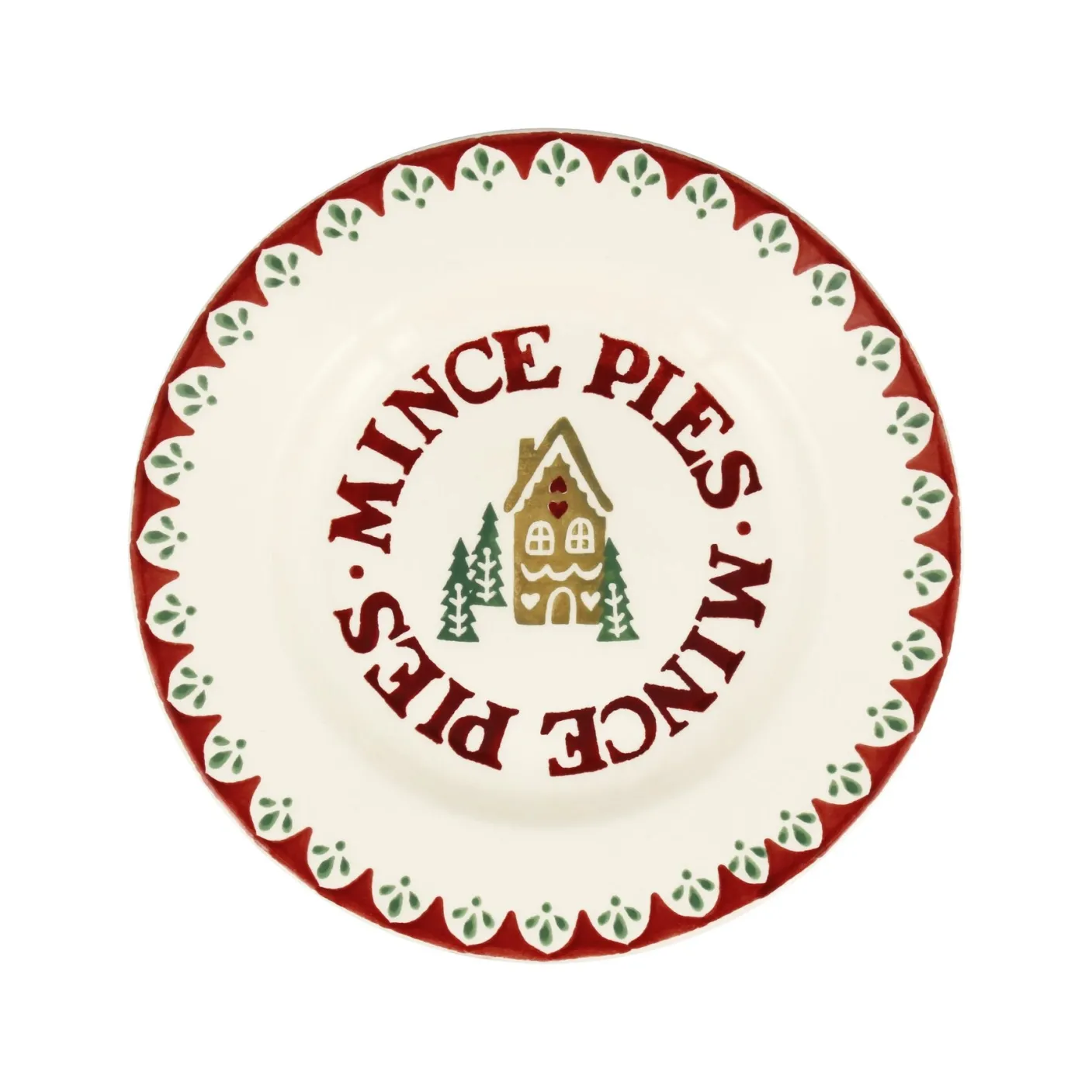 Gingerbread Mince Pies 8 1/2 inch Plate