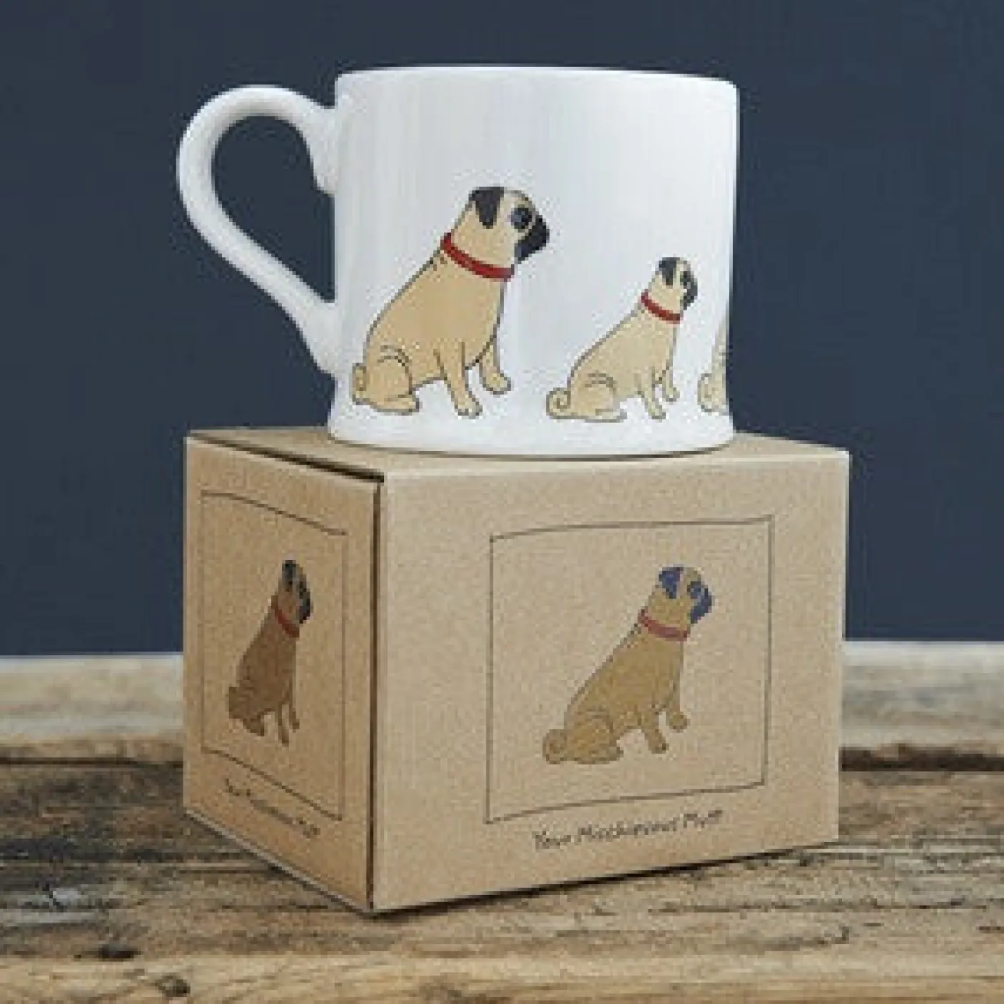Pug Mug Boxed