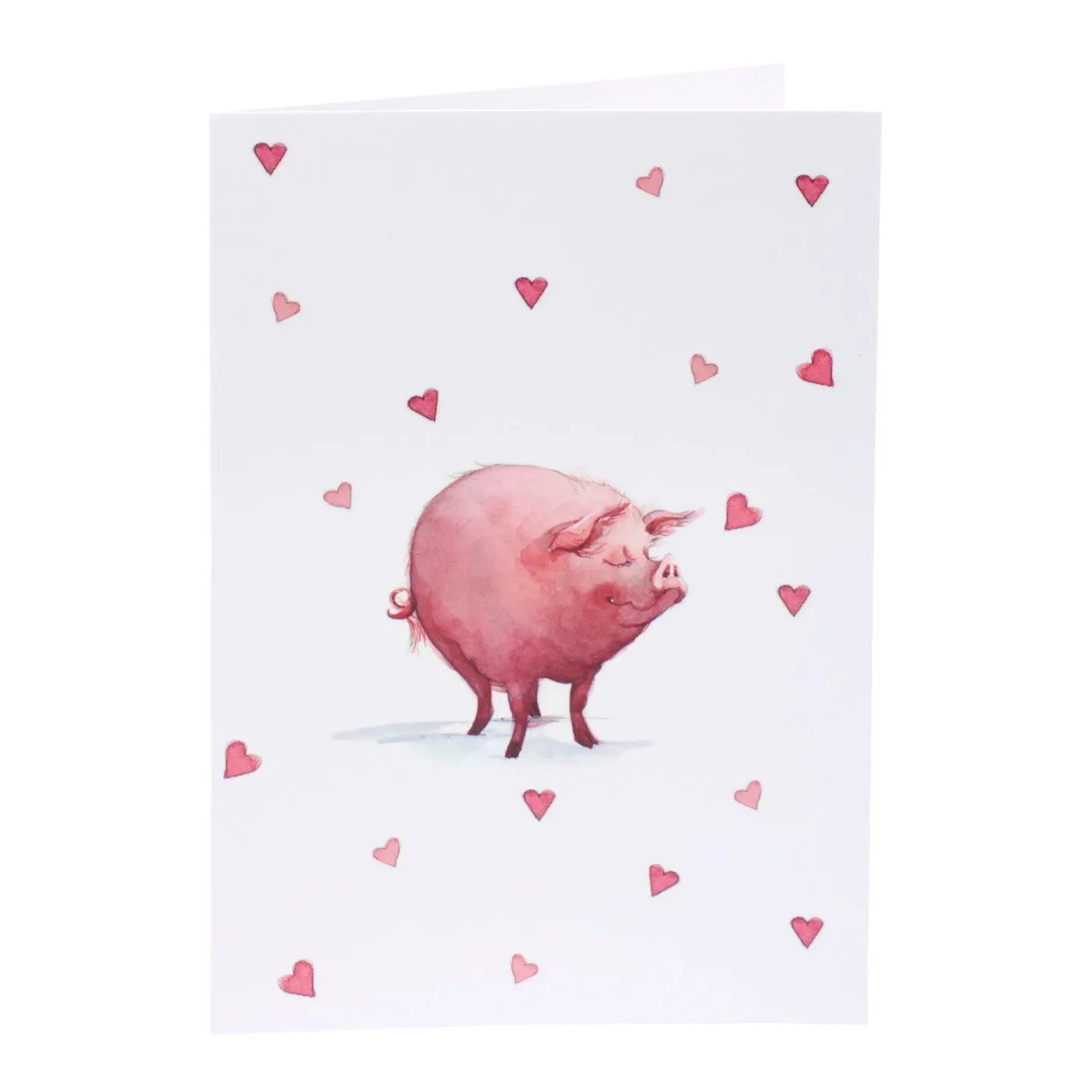 Piggy Greeting Card