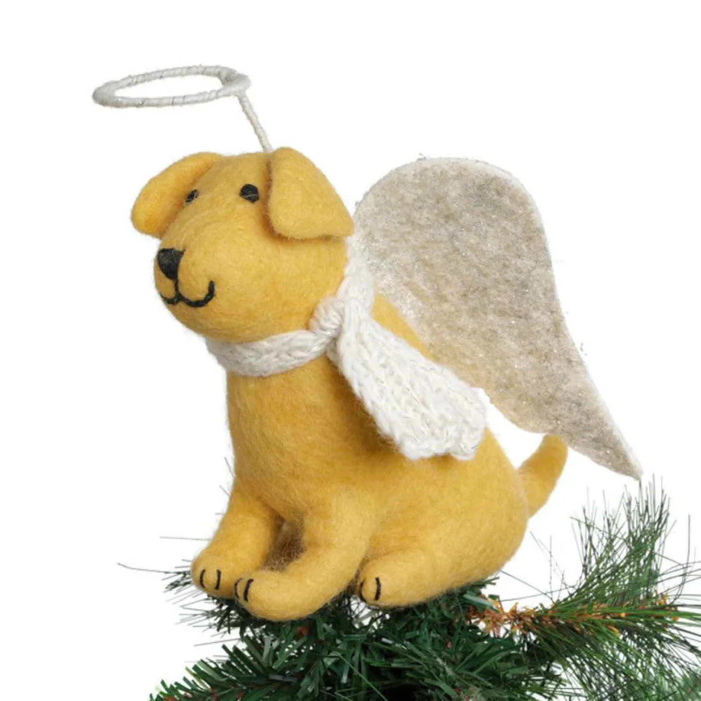 Golden Labrador Tree Topper - Large