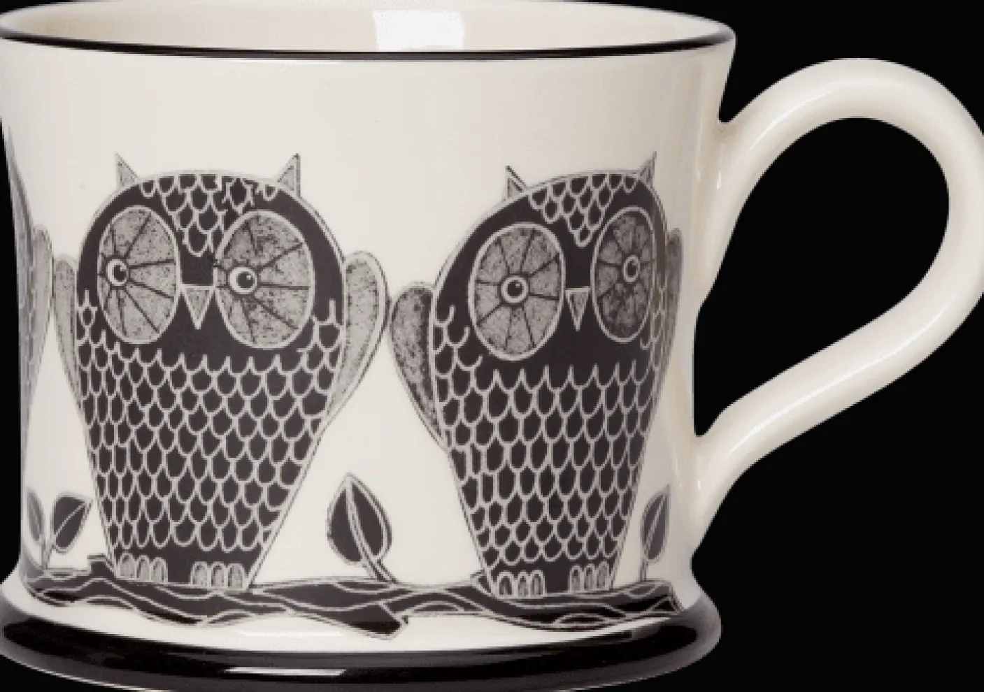 Owl Mug by Moorland Pottery