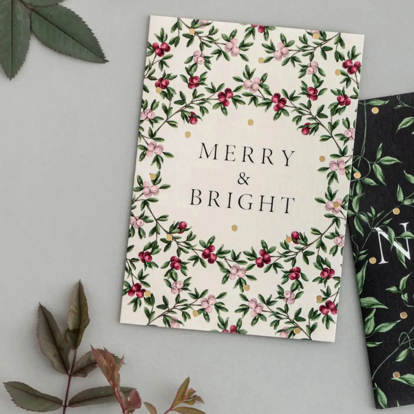 Merry & Bright - 'Merry Nouveau' Card