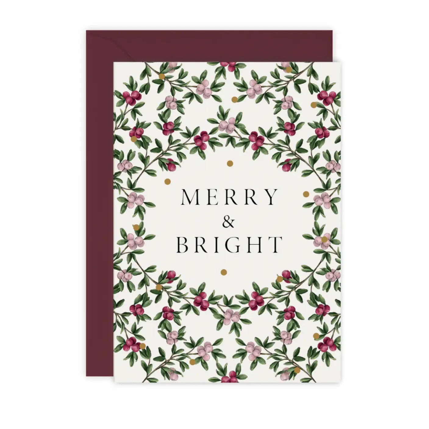 Merry & Bright - 'Merry Nouveau' Card