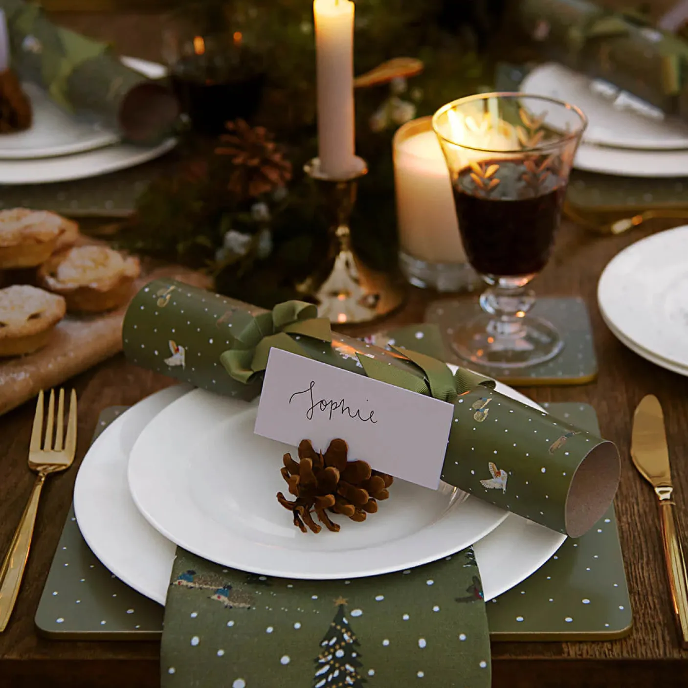 Festive Forest Placemats- Set of 4