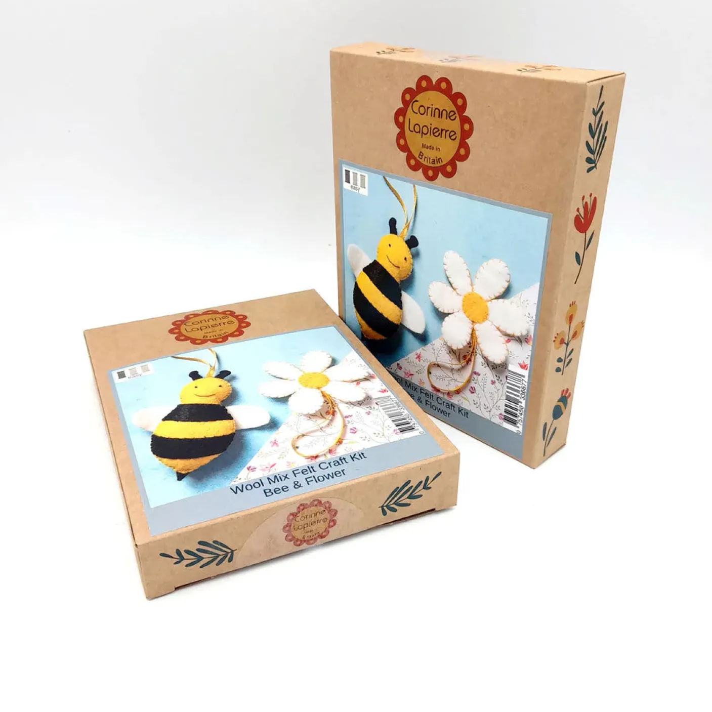 Bee & Flower Wool Mix Felt Craft Kit
