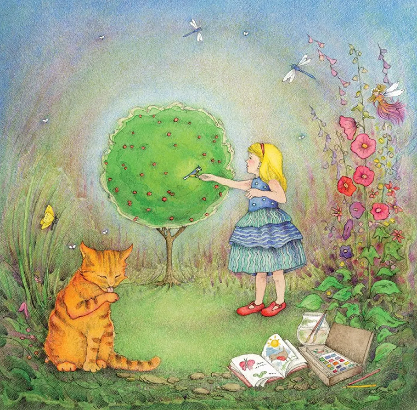 One Misty Summer Morning Greeting Card