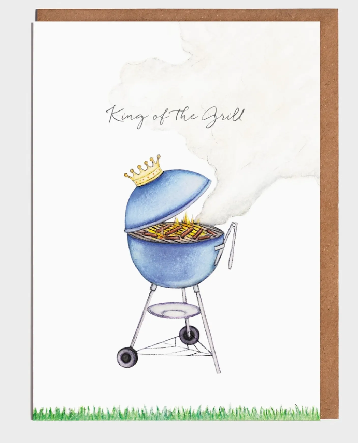 King of the Grill Father's Day Card
