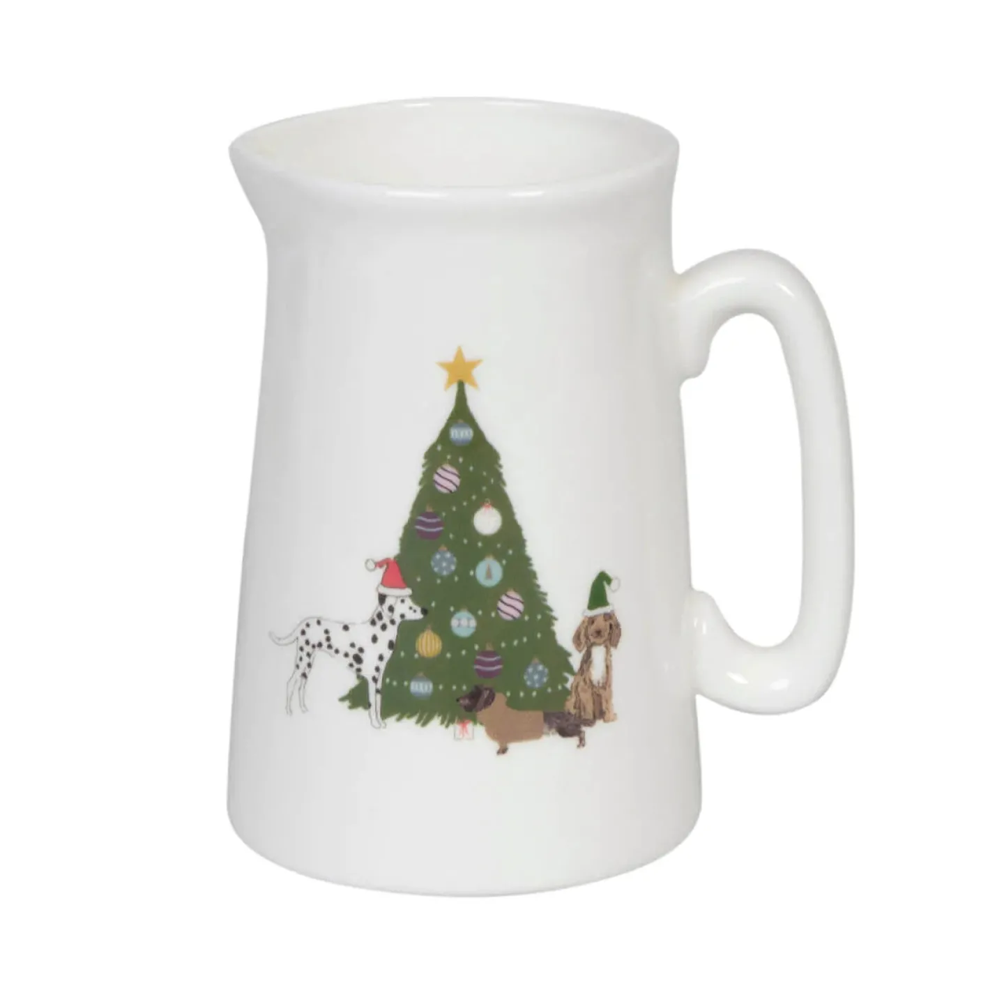 Christmas Dogs Tree Jug