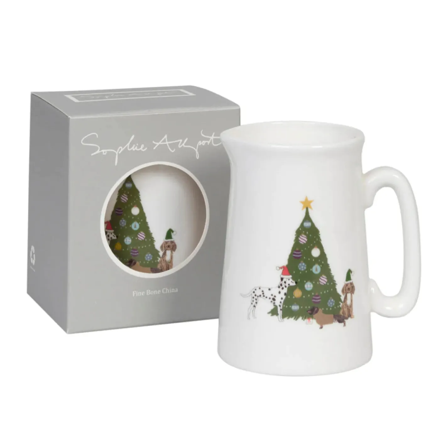Christmas Dogs Tree Jug