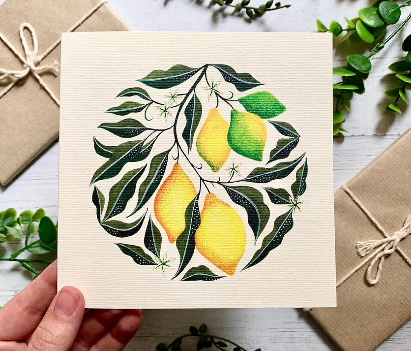 Lemon Tree Greeting Card