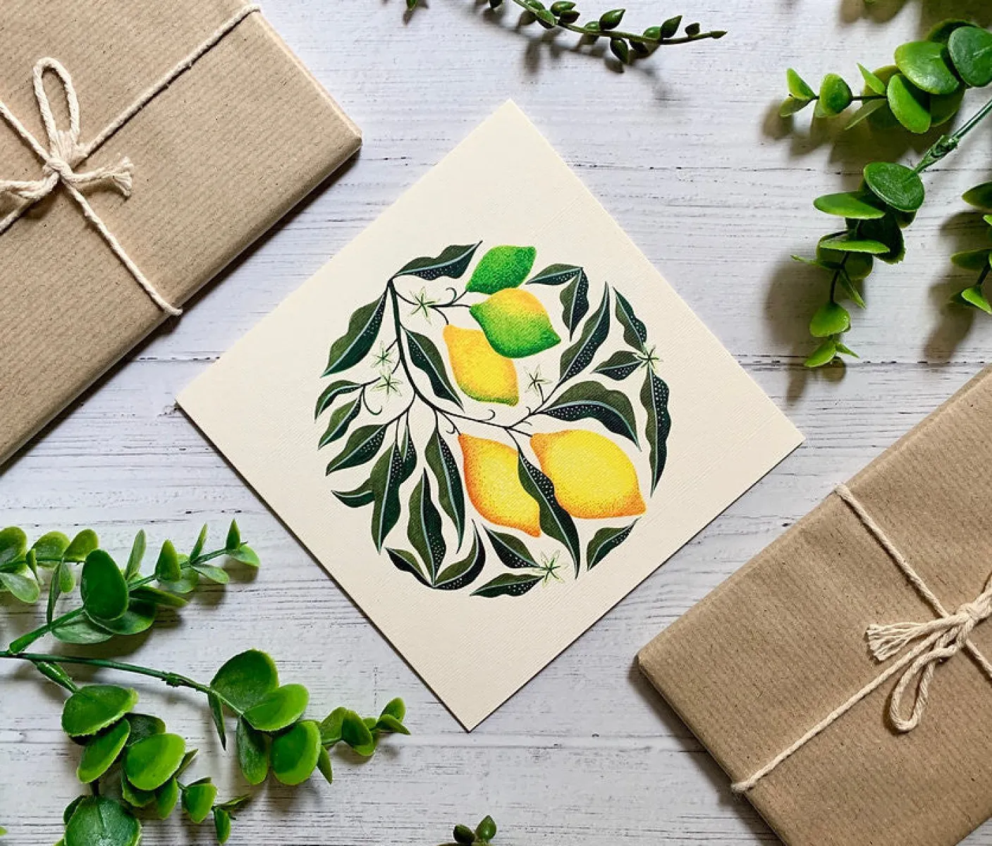 Lemon Tree Greeting Card