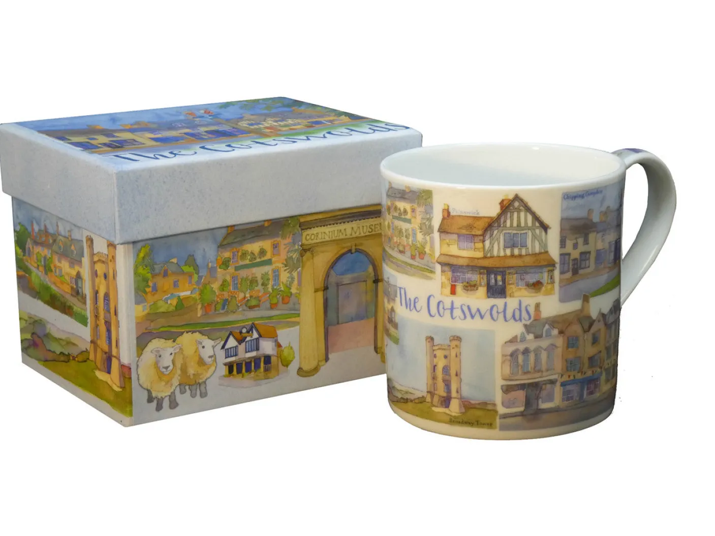 The Cotswolds Bone China Mug (Boxed)