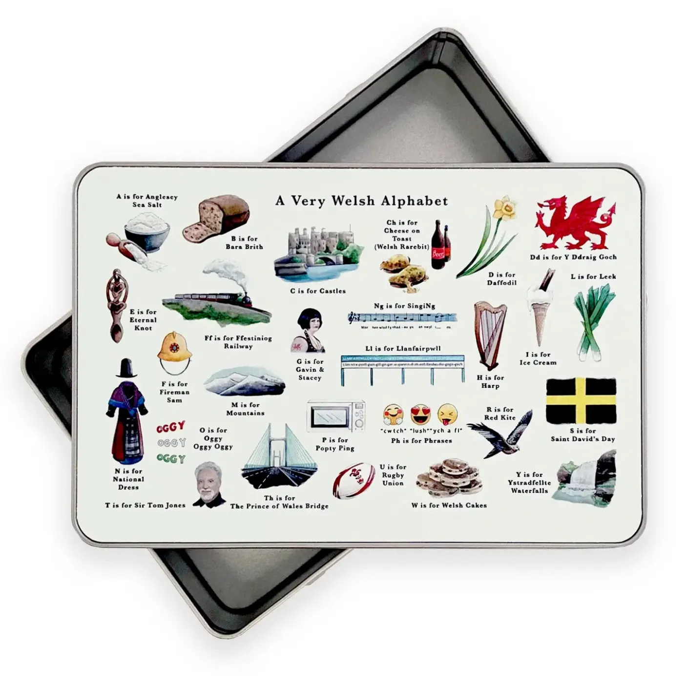A Very Welsh Alphabet Storage Tin