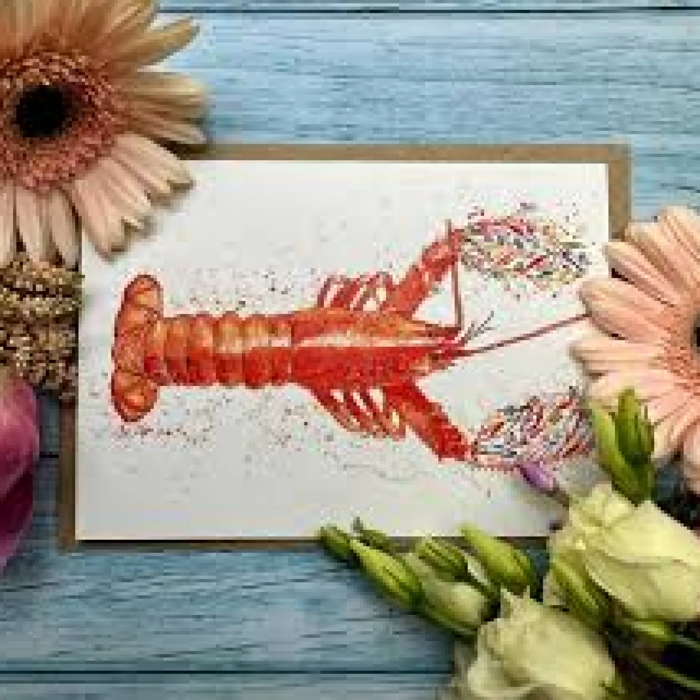 Larry the Lobster Eco-Card