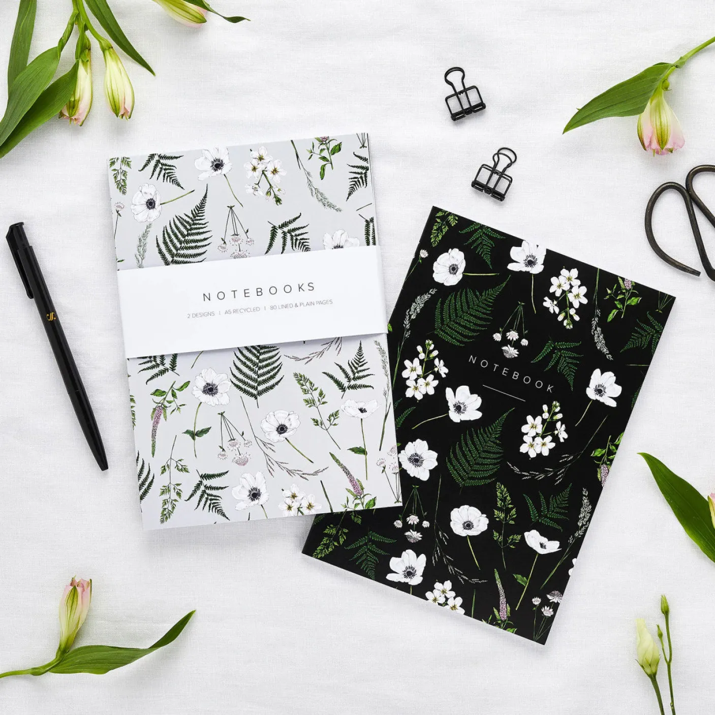 Wild Meadow - Set of 2 A5 Notebooks