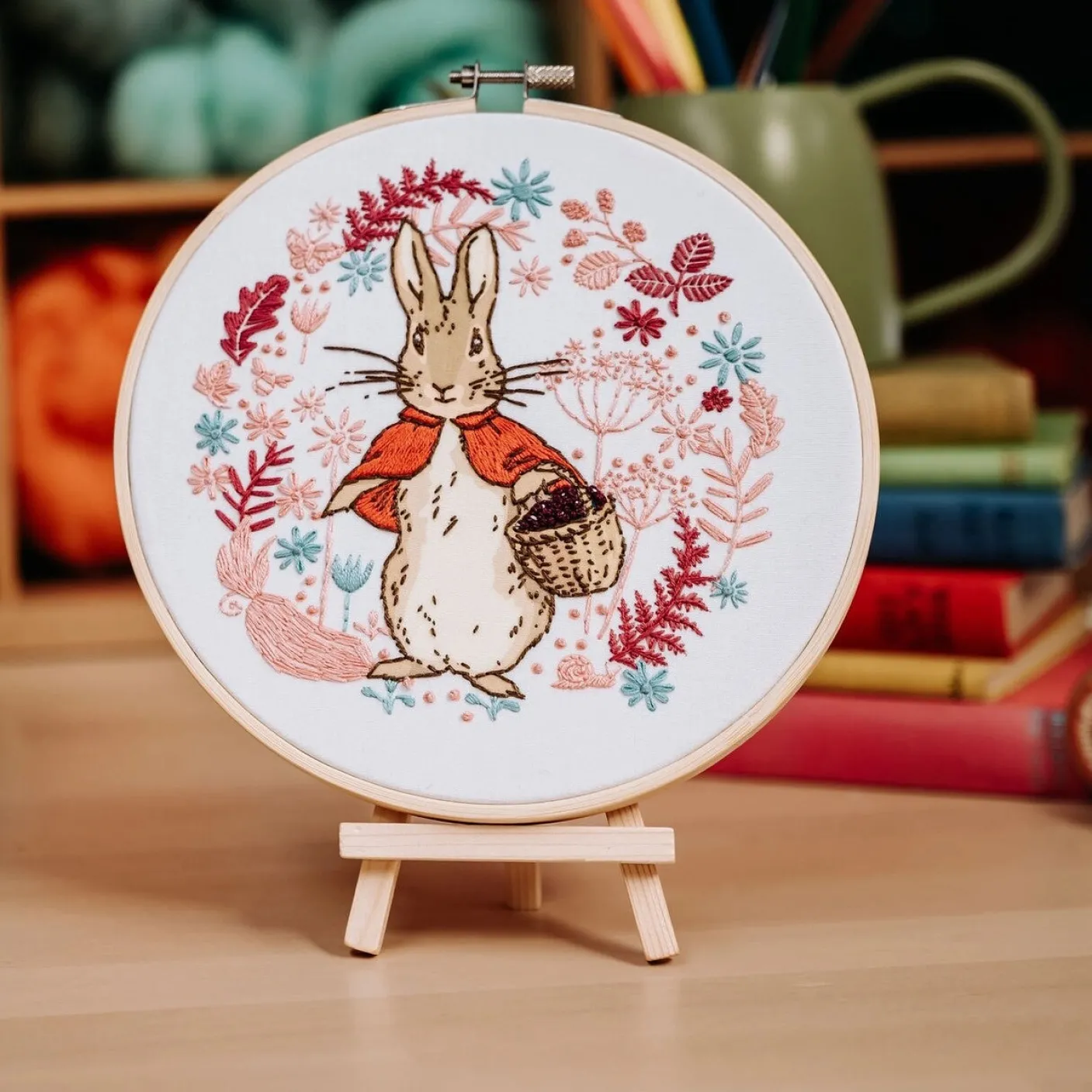 Flopsy Goes Blackberry Picking Embroidery Kit