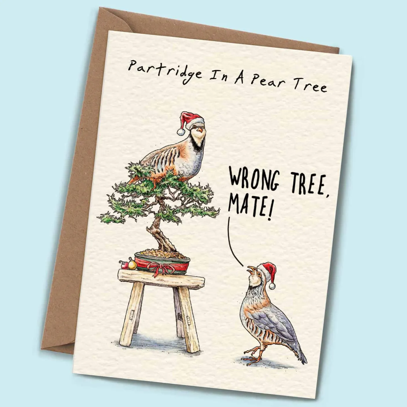 Partridge in a Pear Tree Christmas Greetings Card