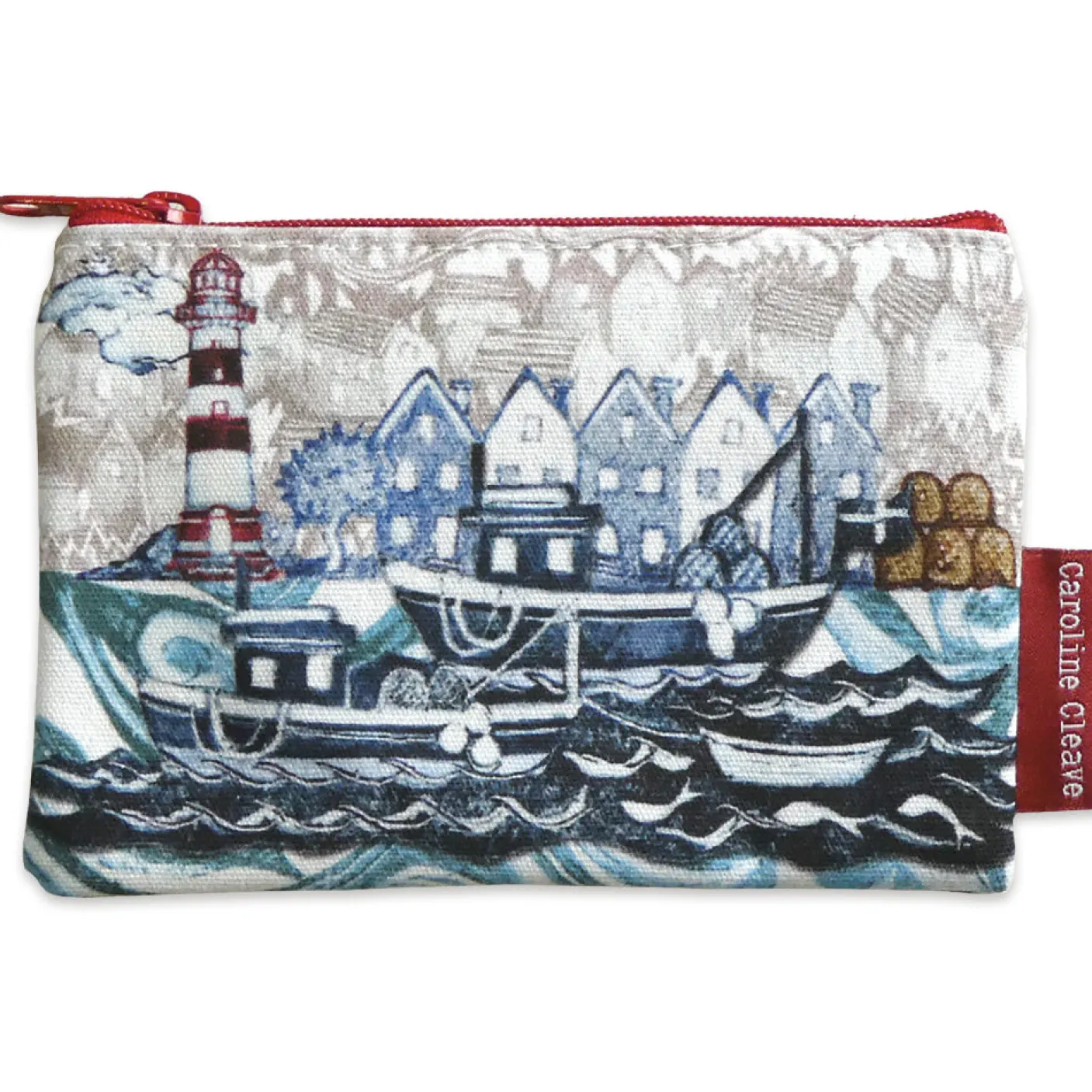 Fishing Village Small Zipped Purse